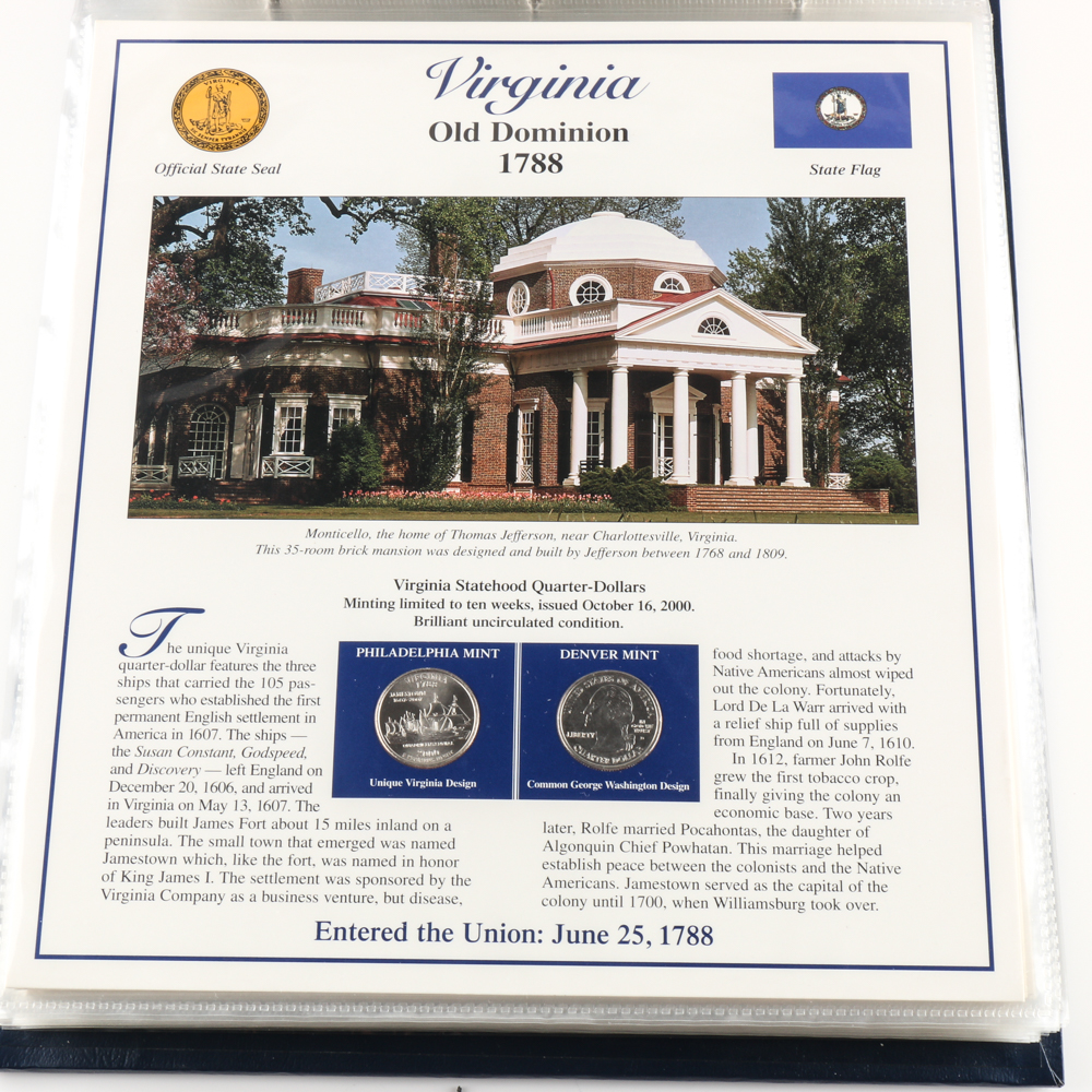Statehood Quarters Collection Volume I and II