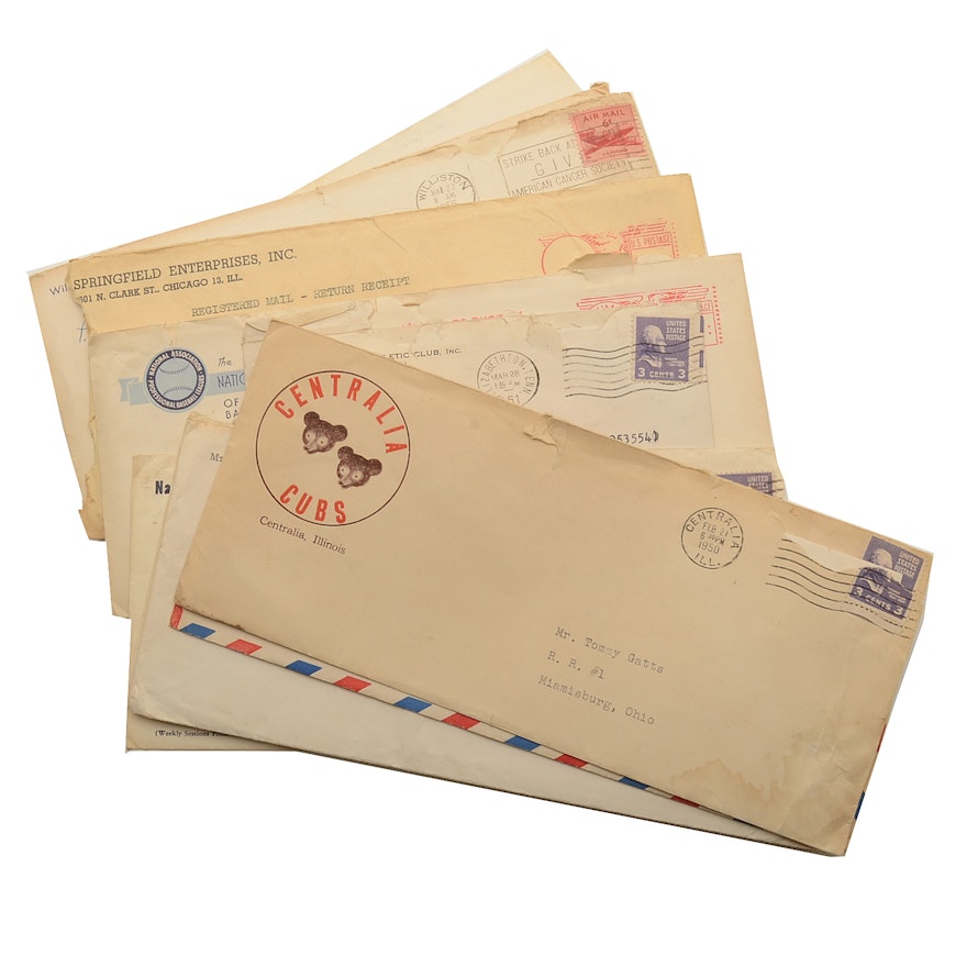 1950s MInor League Baseball Letters