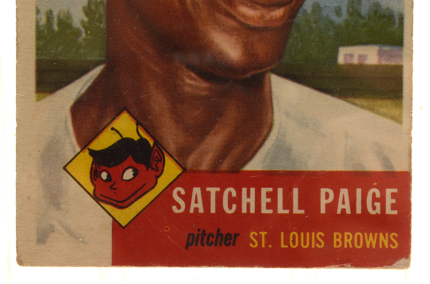 1953 Satchel Paige Topps "Rookie" Baseball Card