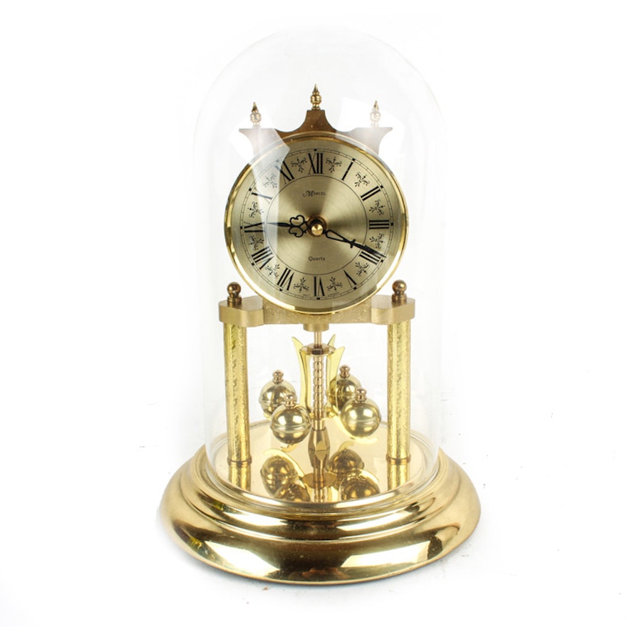 Marcel Brass Anniversary Clock