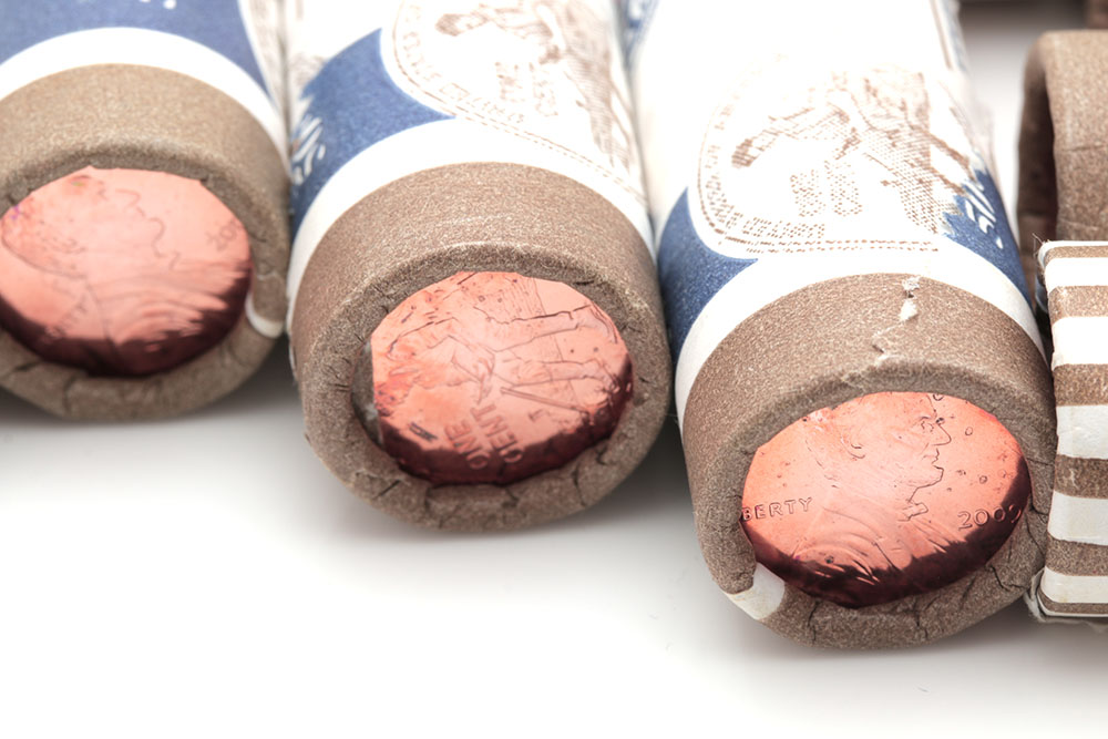 Large Group of 2009 and 2010 Lincoln Cents Rolls