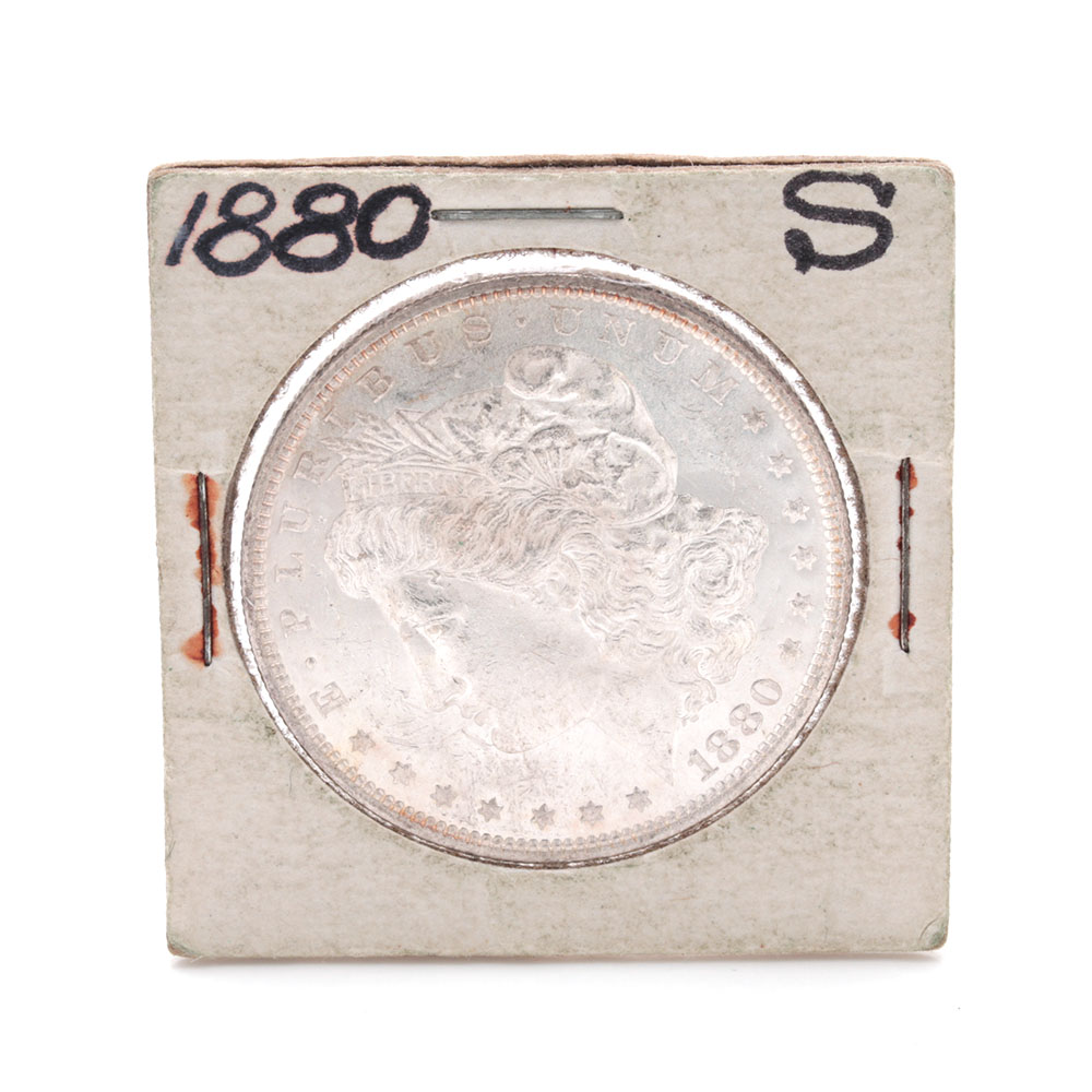 1880 S Silver Morgan Dollar