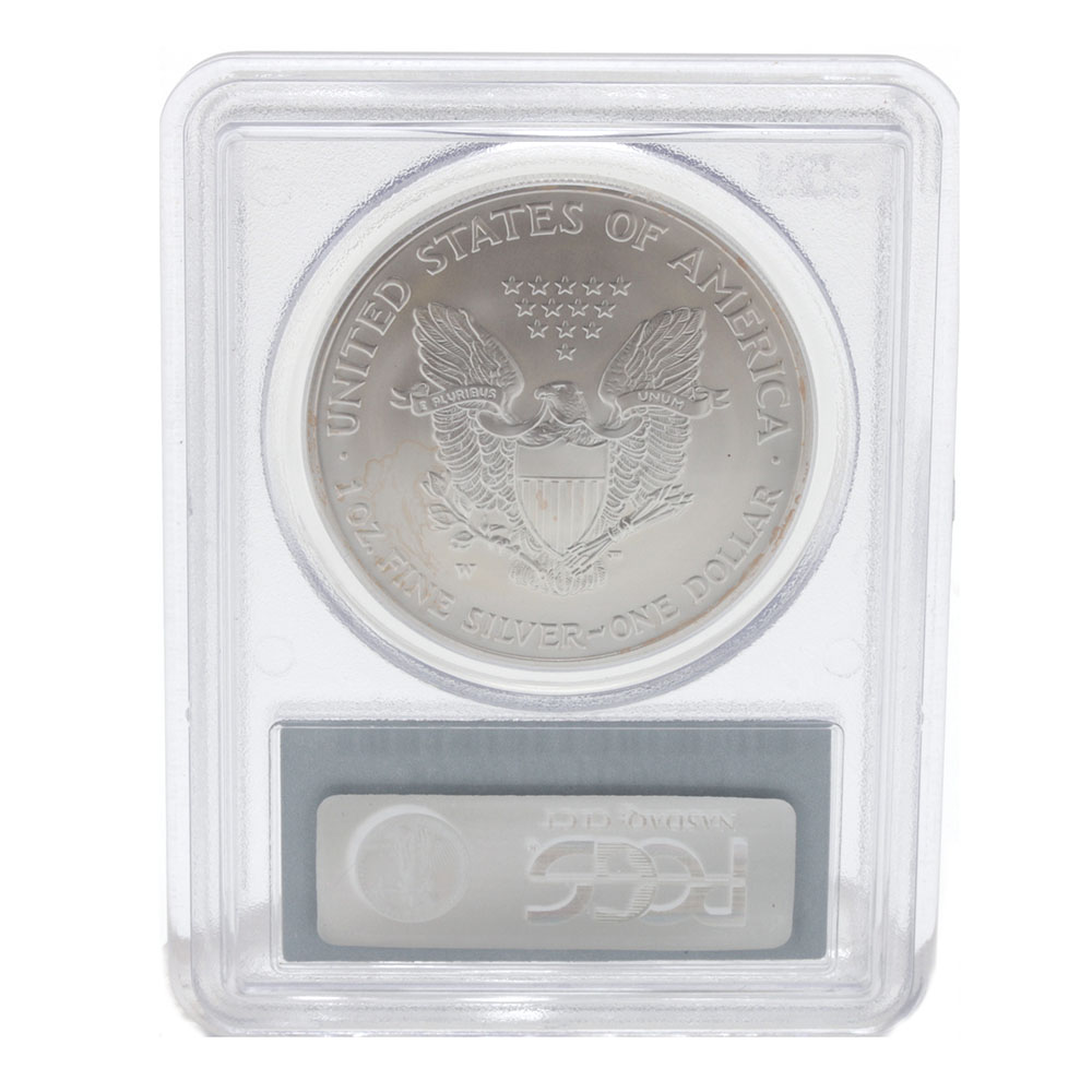 Graded MS69 (By PCGS) 2006 W One Dollar U.S. Silver Eagle