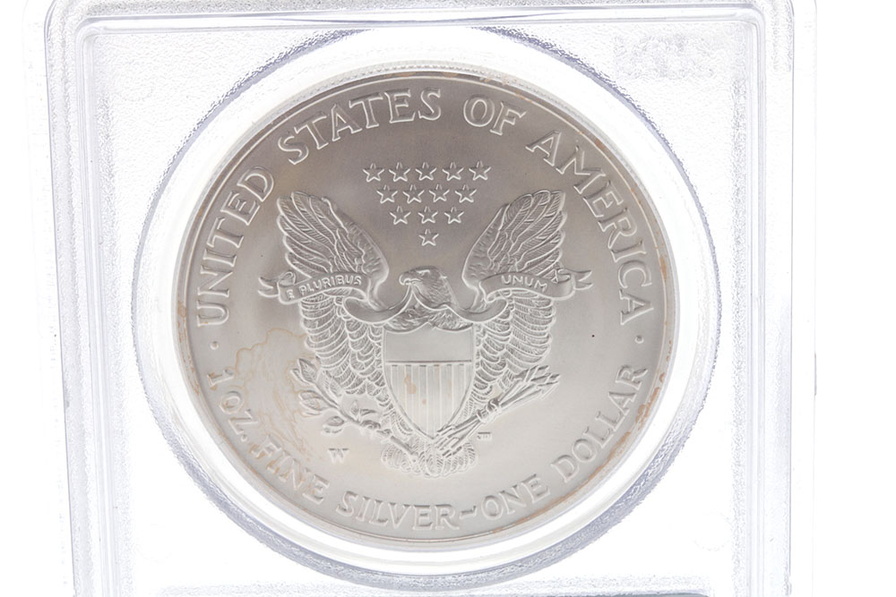 Graded MS69 (By PCGS) 2006 W One Dollar U.S. Silver Eagle
