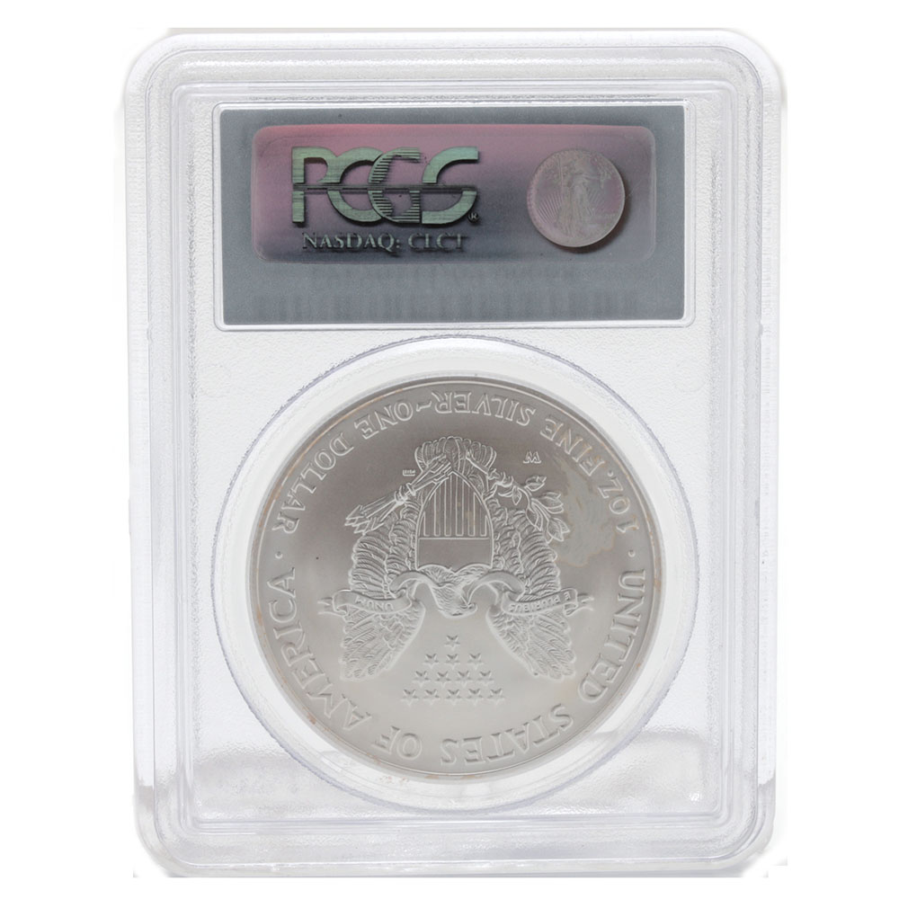 Graded MS69 (By PCGS) 2006 W One Dollar U.S. Silver Eagle