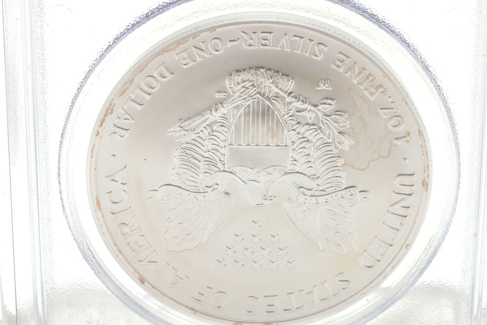 Graded MS69 (By PCGS) 2006 W One Dollar U.S. Silver Eagle