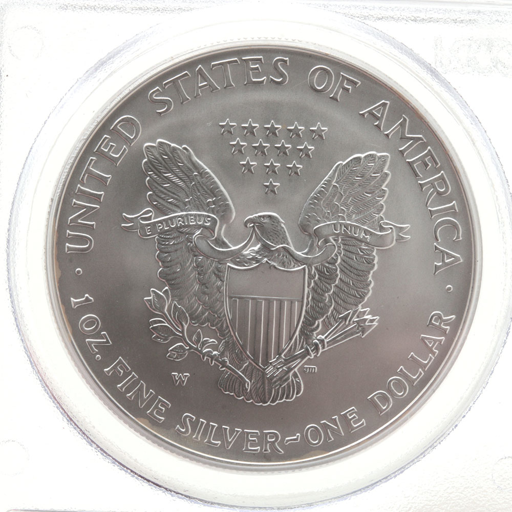 Graded MS69 (By PCGS) 2006 W One Dollar U.S. Silver Eagle