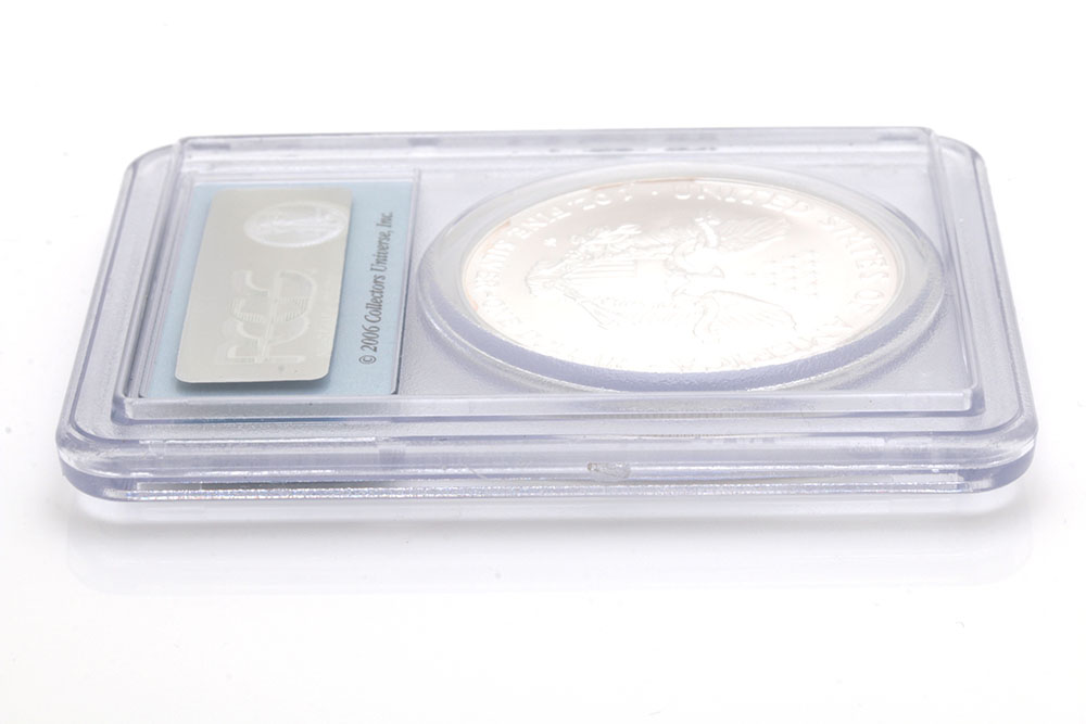 Graded MS69 (By PCGS) 2006 W One Dollar U.S. Silver Eagle