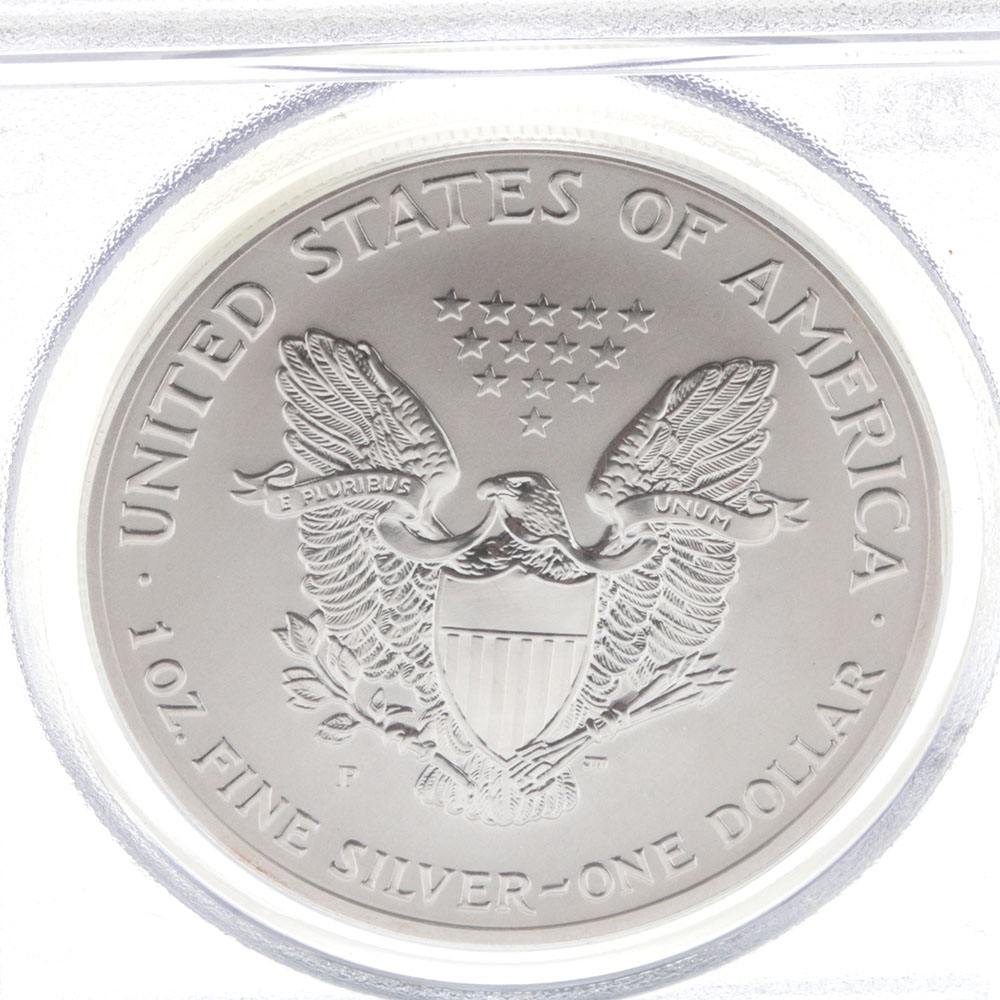 Graded PR69 (By PCGS) 2006 W One Dollar U.S. Silver Eagle Proof Coin