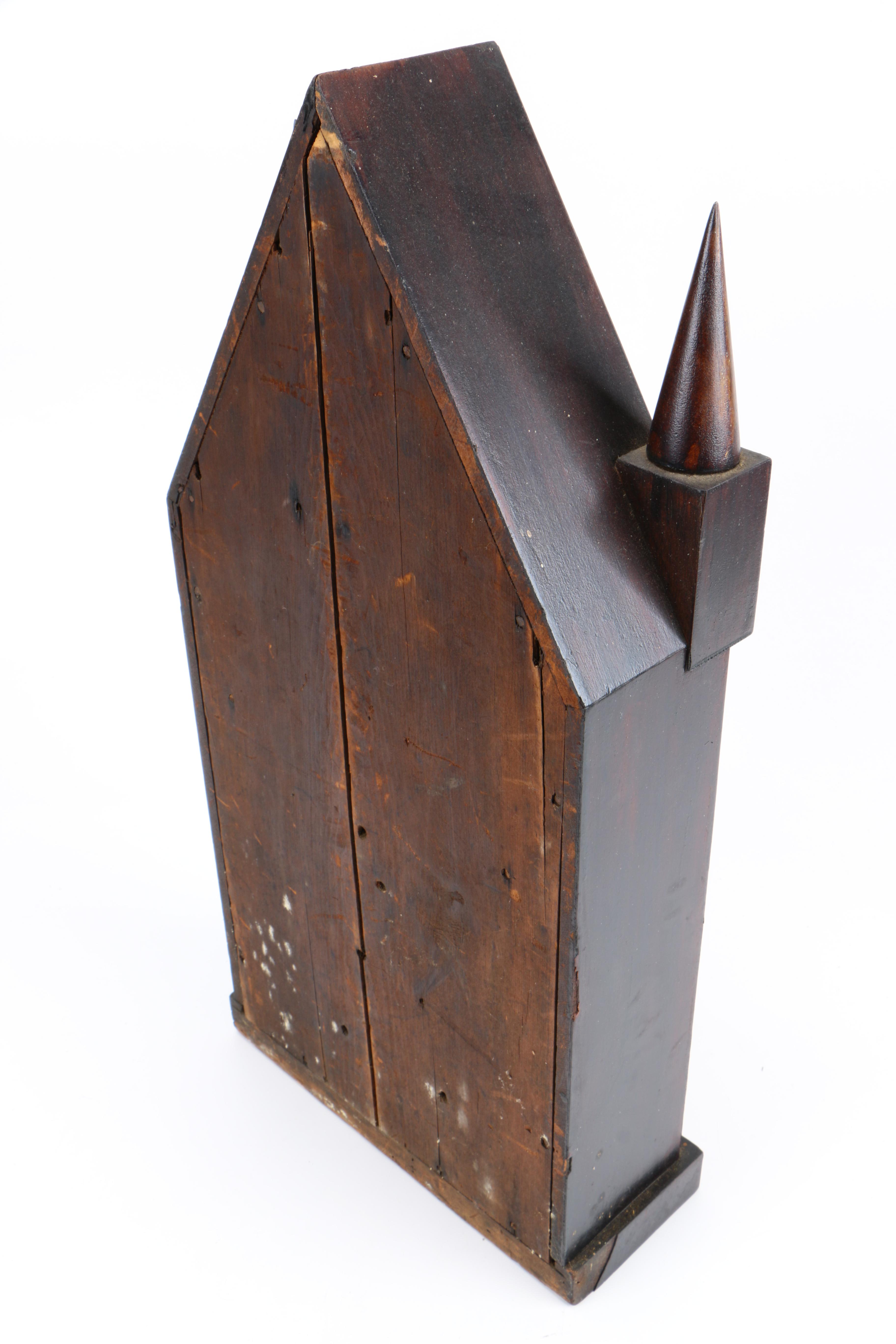 Antique Steeple Mantel Clock Case