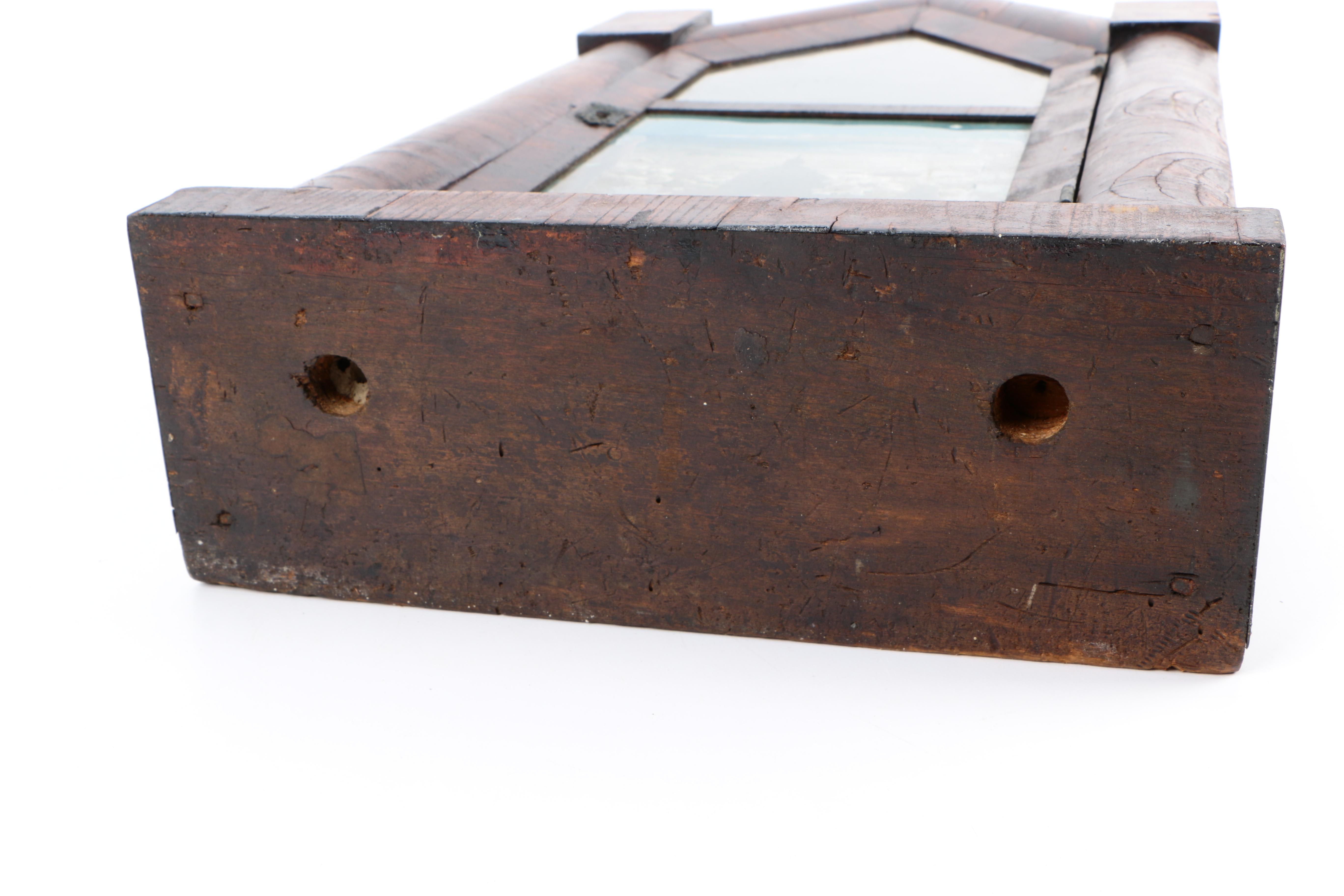 Antique Steeple Mantel Clock Case