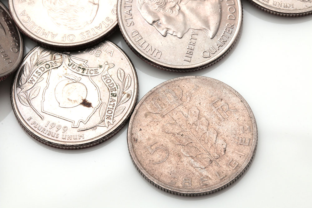 Large Group of 460 George Washington Quarters