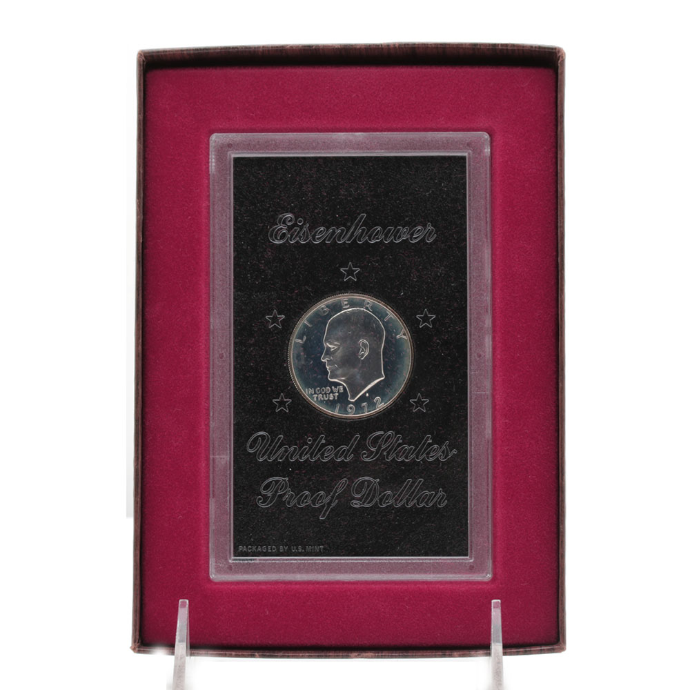 1972 S Eisenhower Silver Dollar Proof Coin