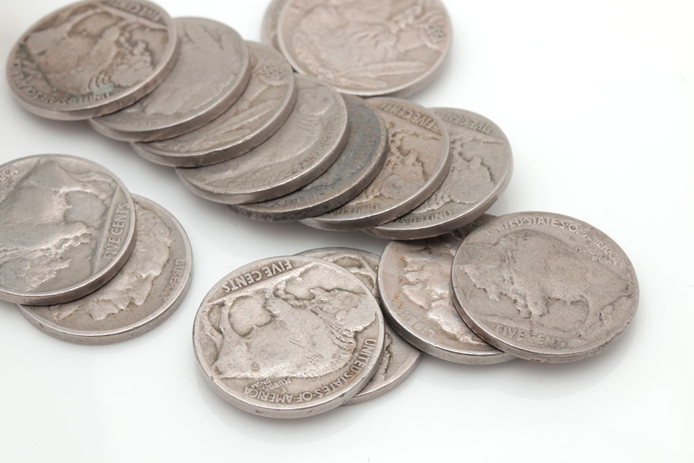 Group of Forty-six Various American Nickels