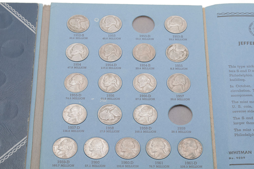 Group of Forty-six Various American Nickels