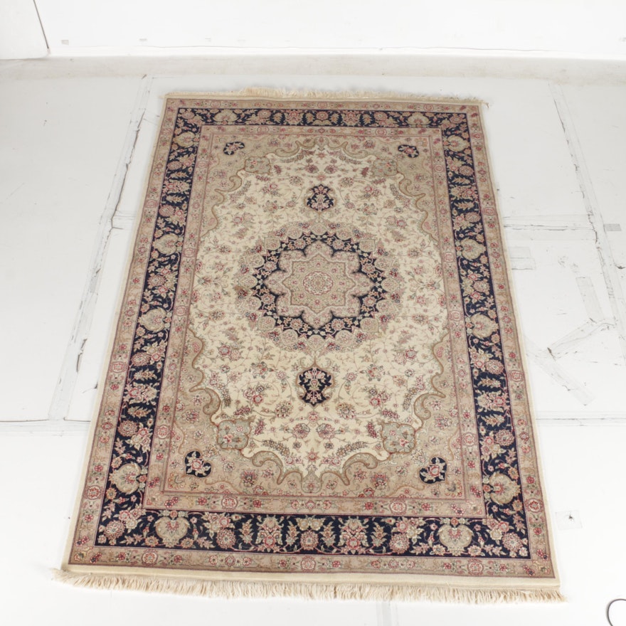 Hand-Knotted Sino-Persian Area Rug
