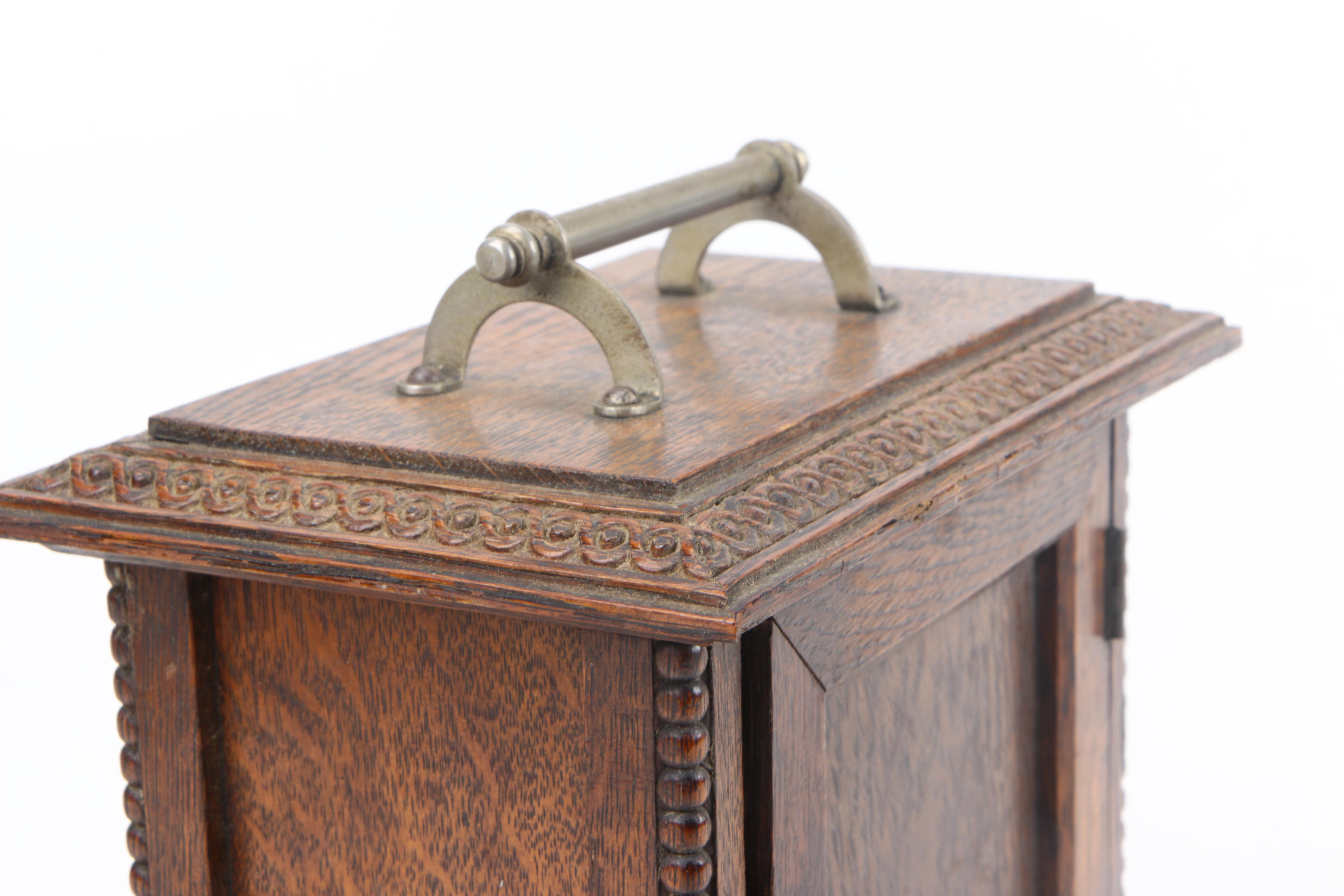 Vintage Seikosha Oak Mantel Clock