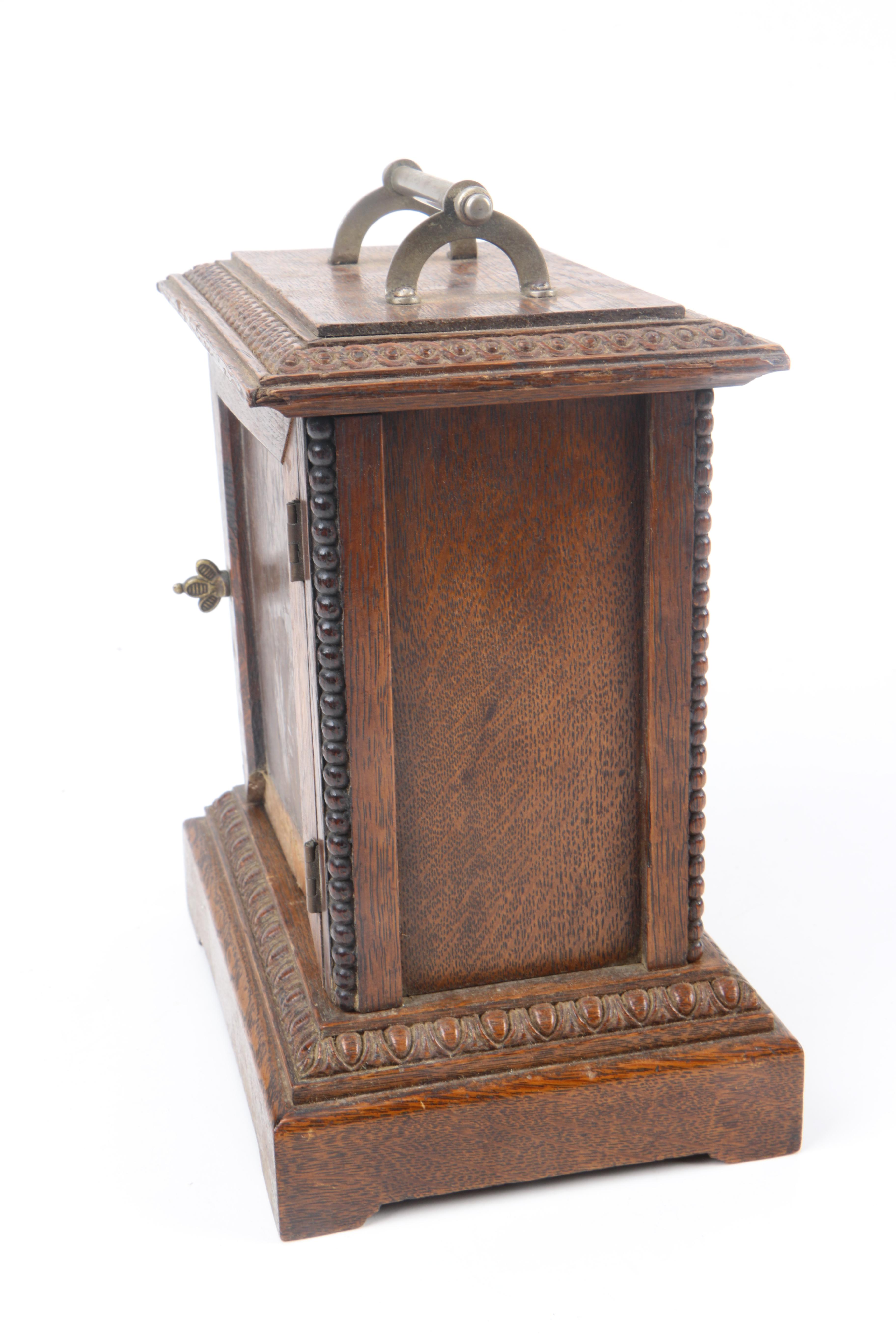 Vintage Seikosha Oak Mantel Clock