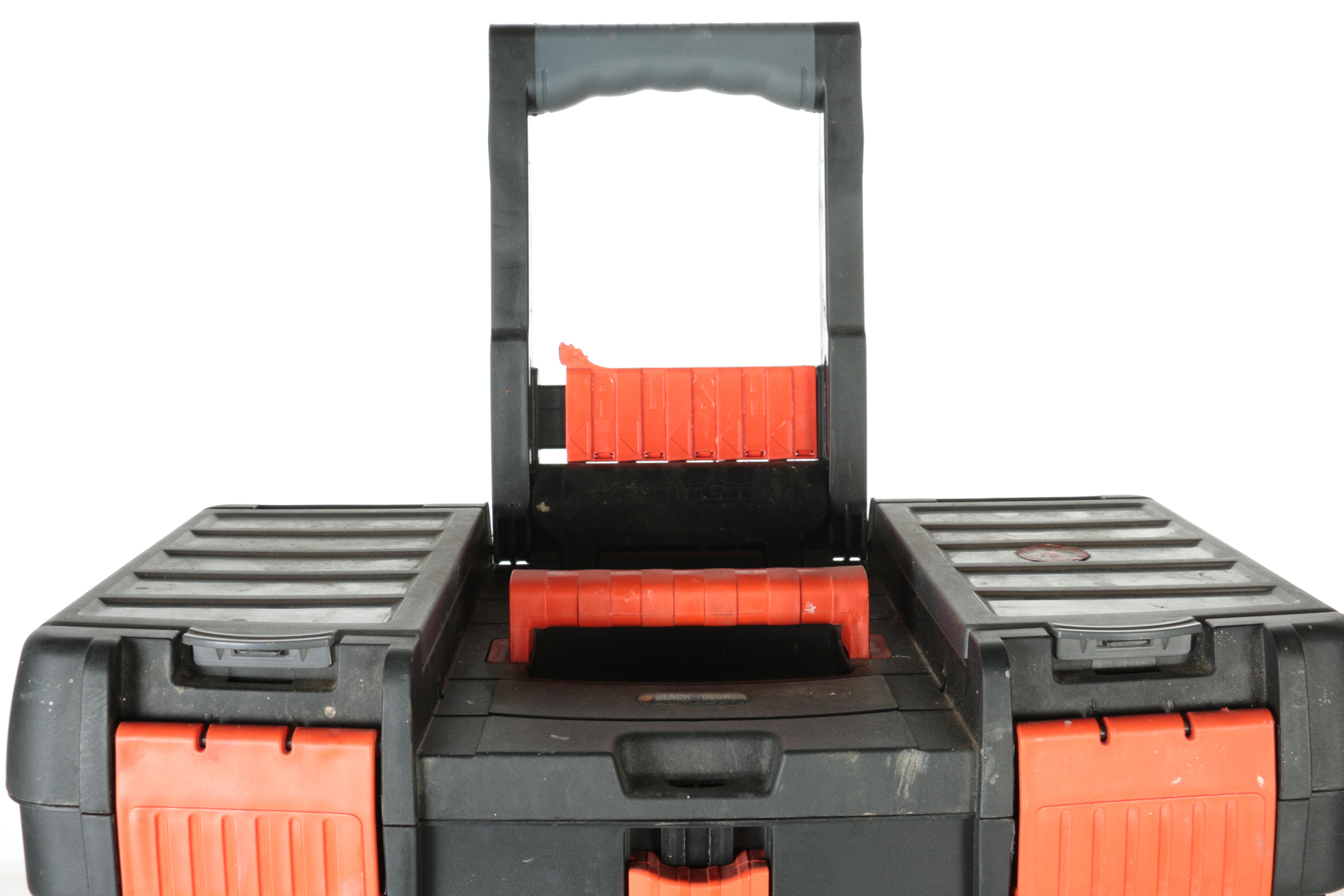 Black & Decker Stacked Toolbox with Assorted Tools
