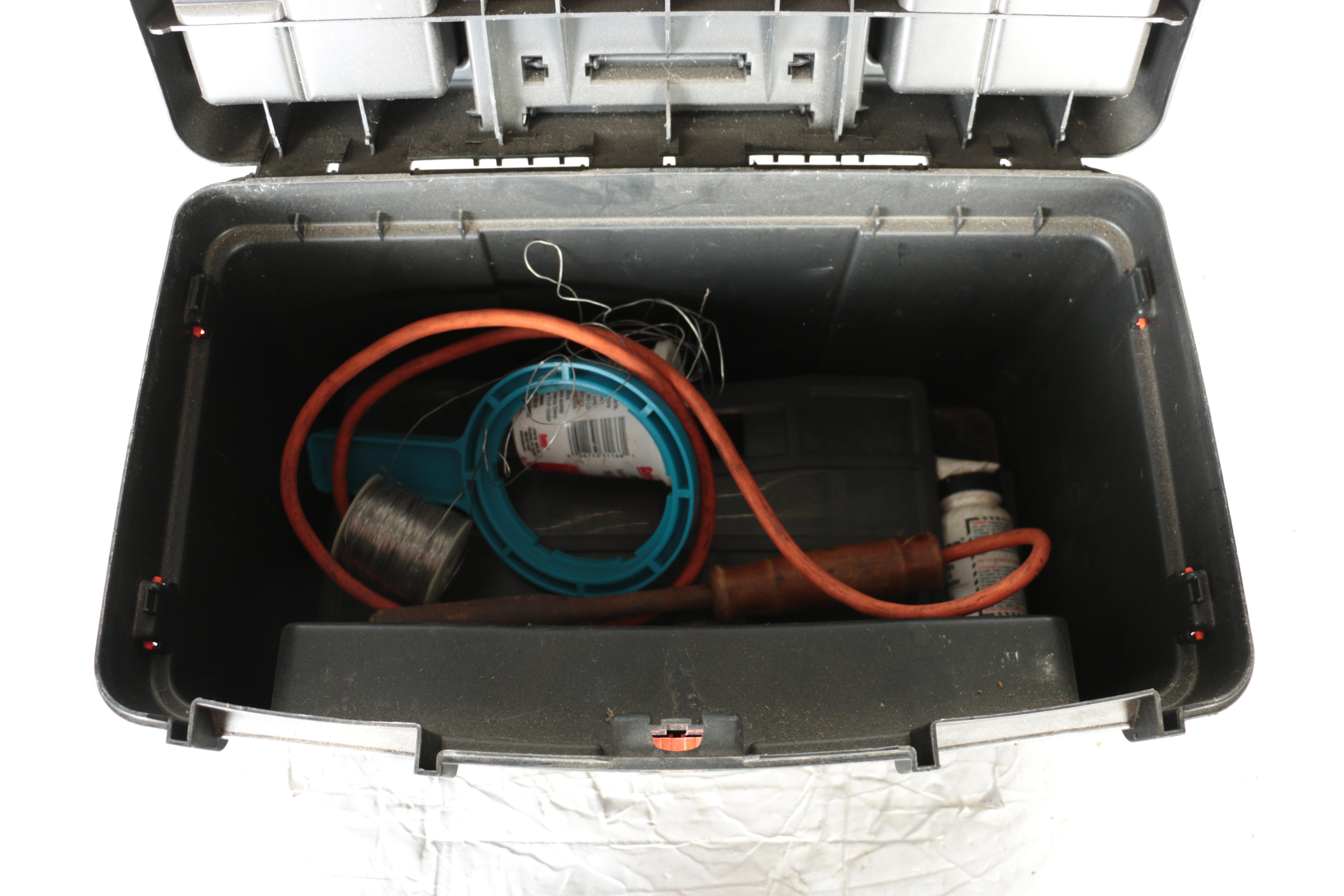 Black & Decker Stacked Toolbox with Assorted Tools