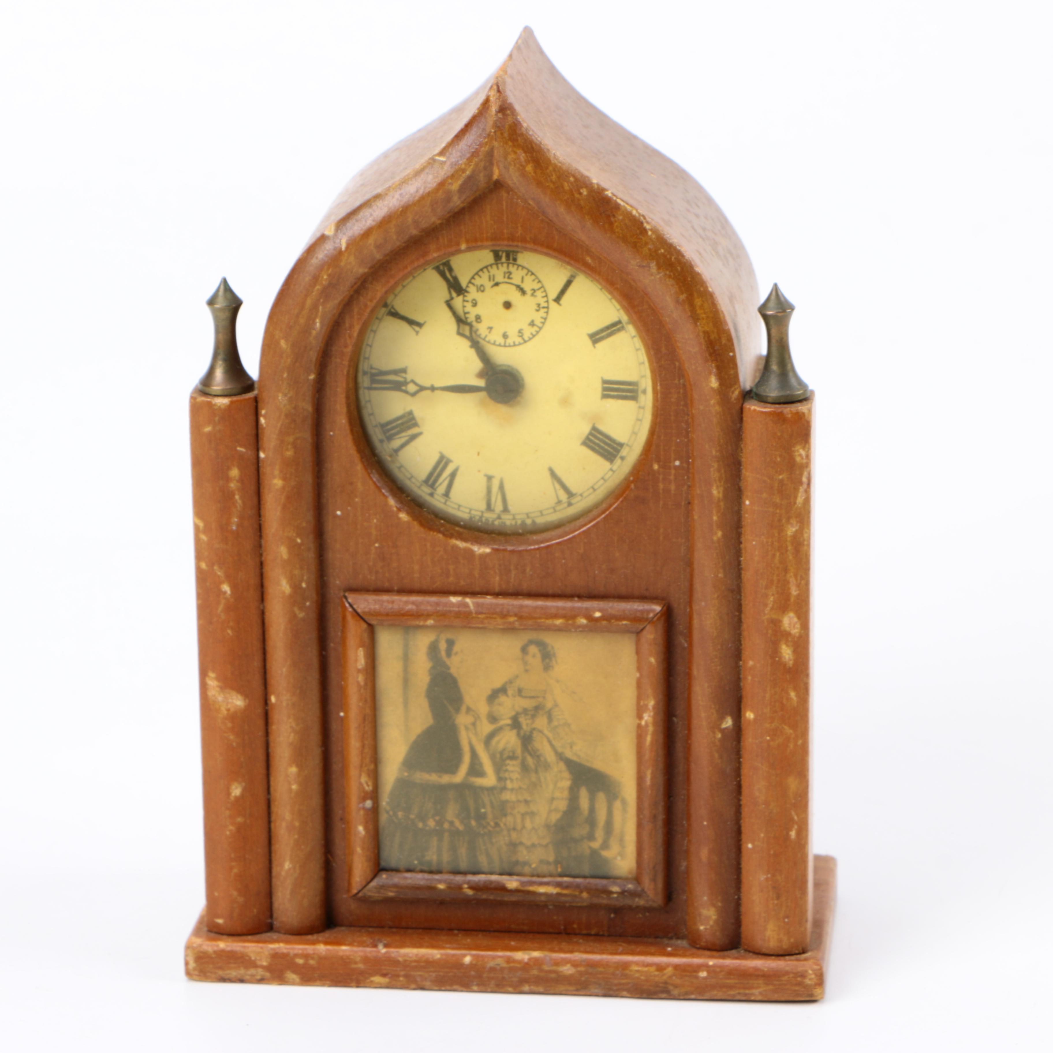 The Burroughs Company Gothic Style Alarm Clock