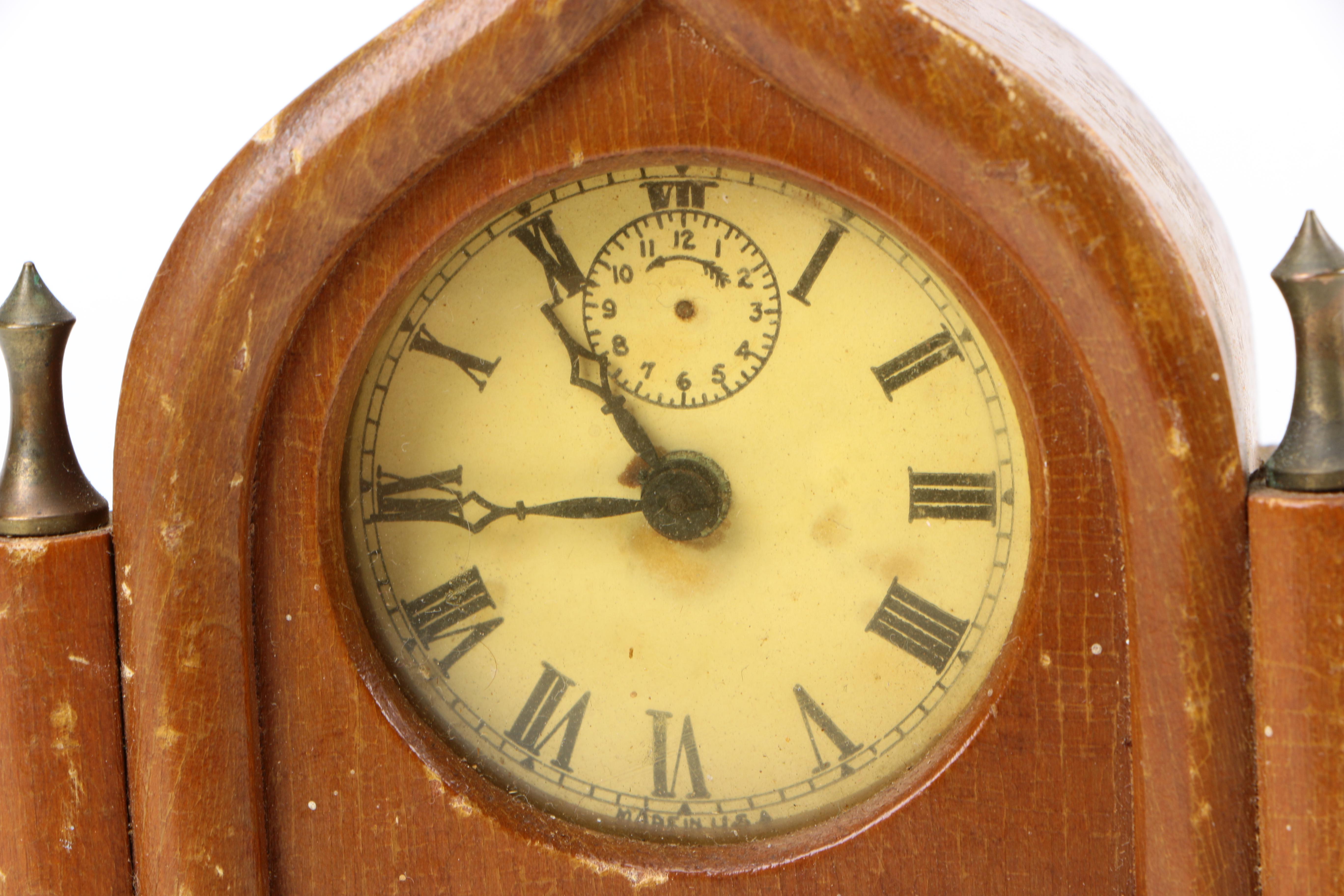 The Burroughs Company Gothic Style Alarm Clock