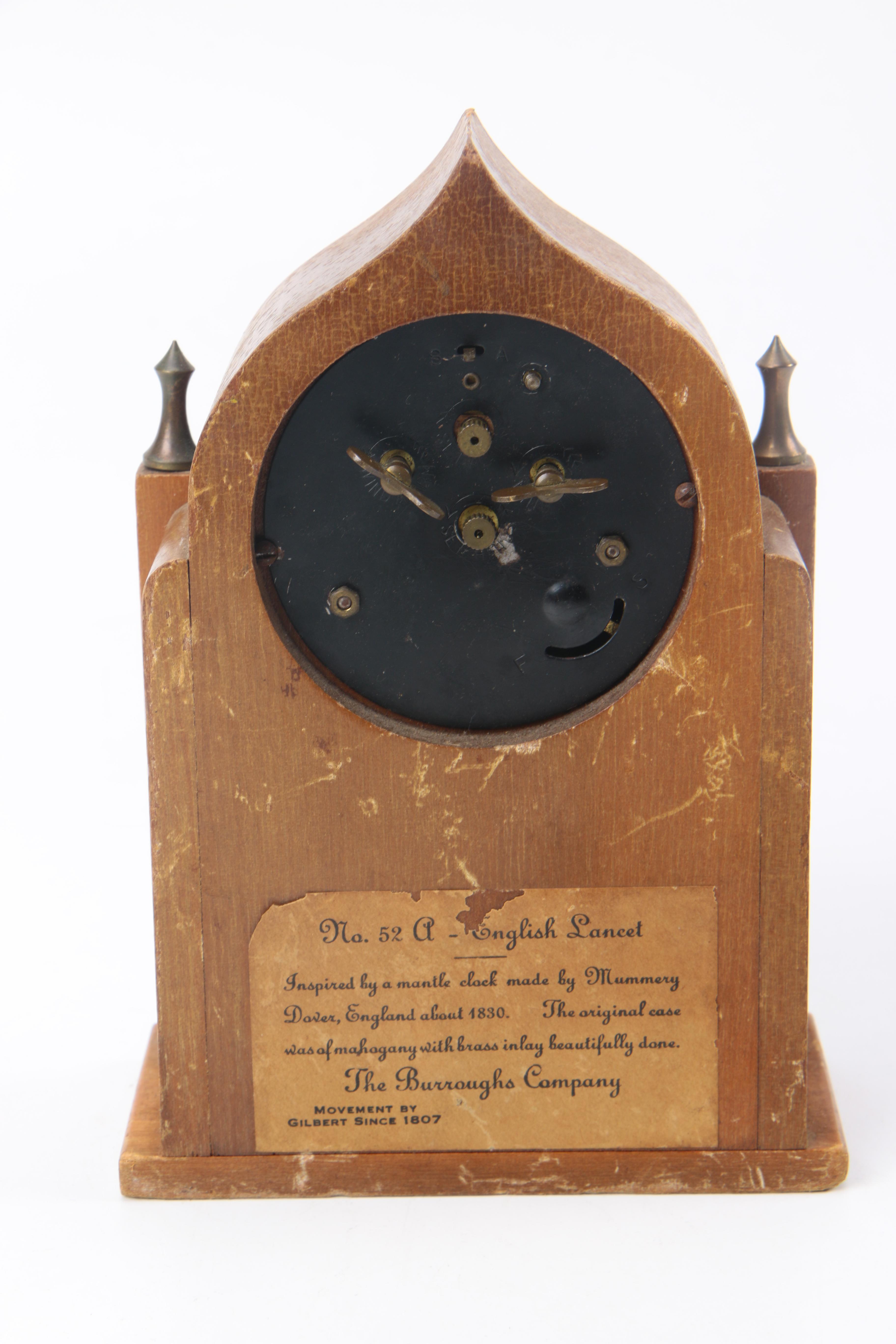 The Burroughs Company Gothic Style Alarm Clock
