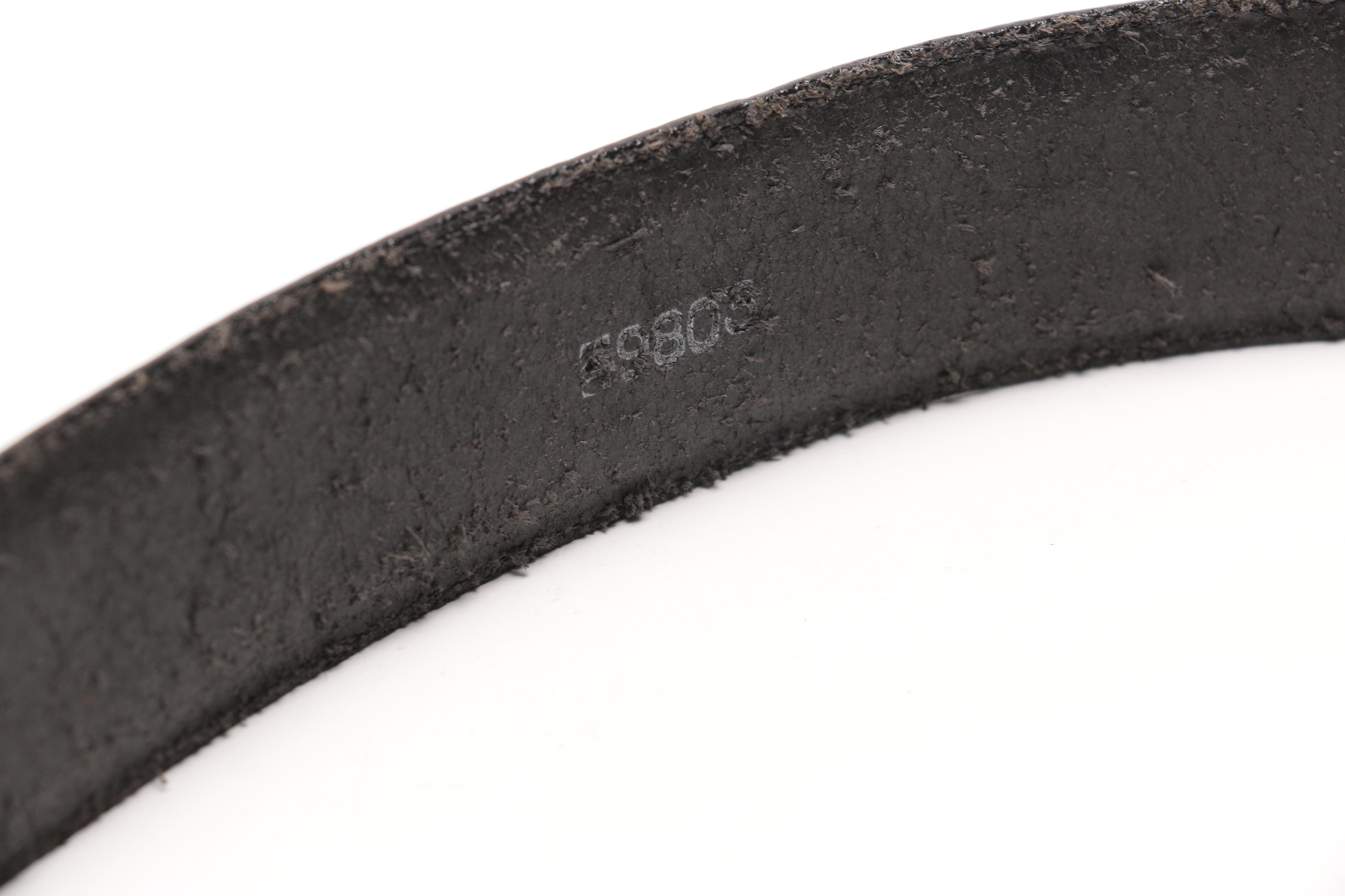 Black and Silver Tone Belts Including Brighton