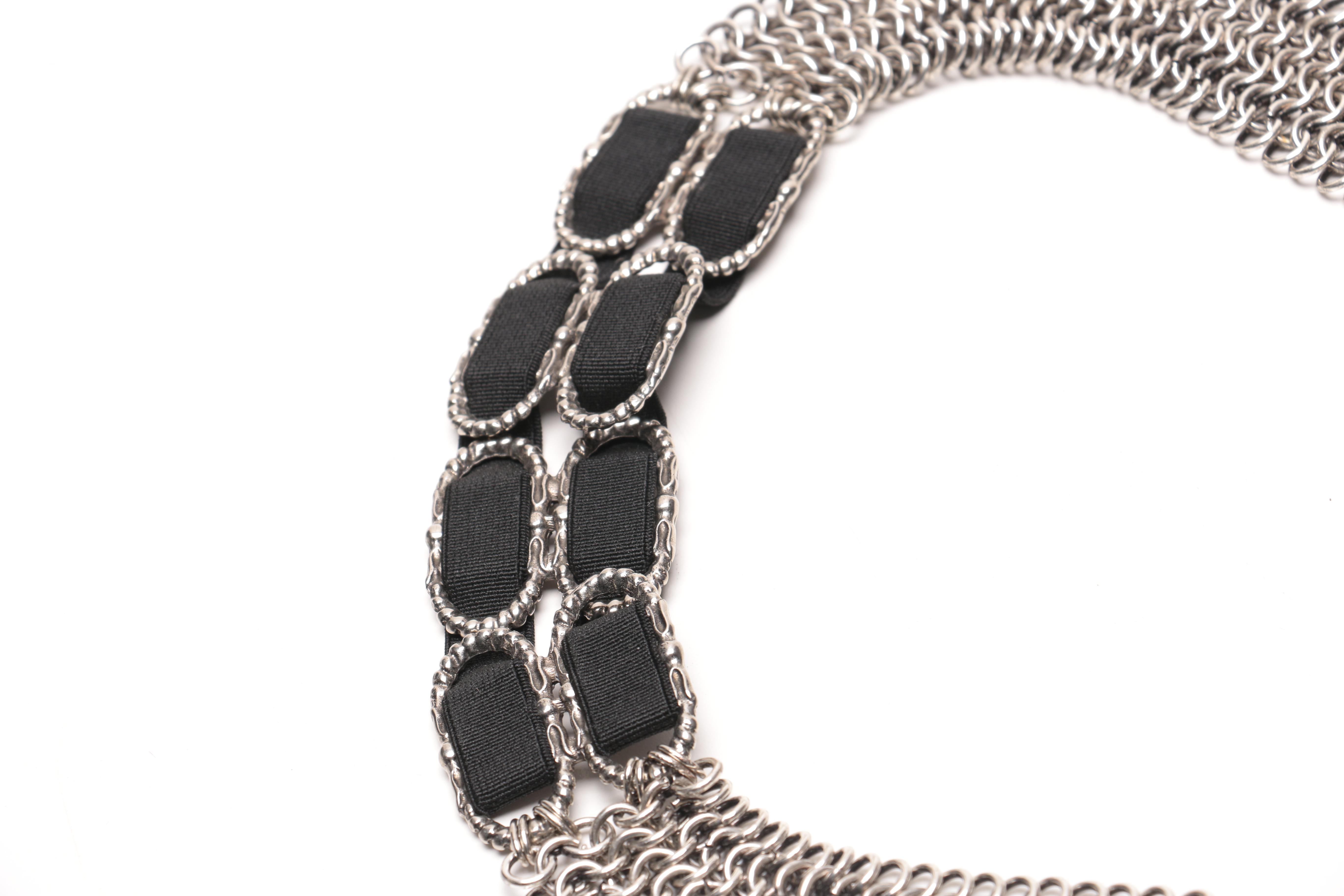 Black and Silver Tone Belts Including Brighton