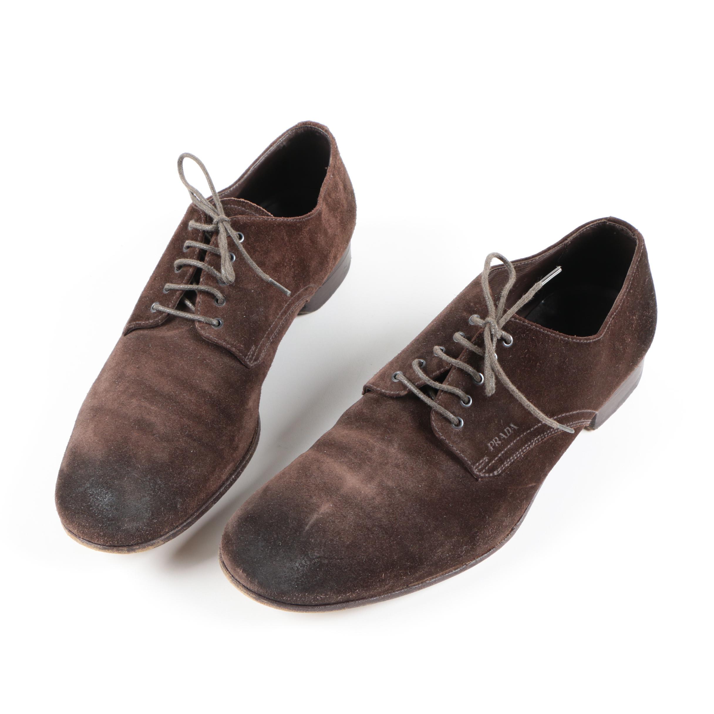 *UNLISTABLE*Prada Suede Shoes