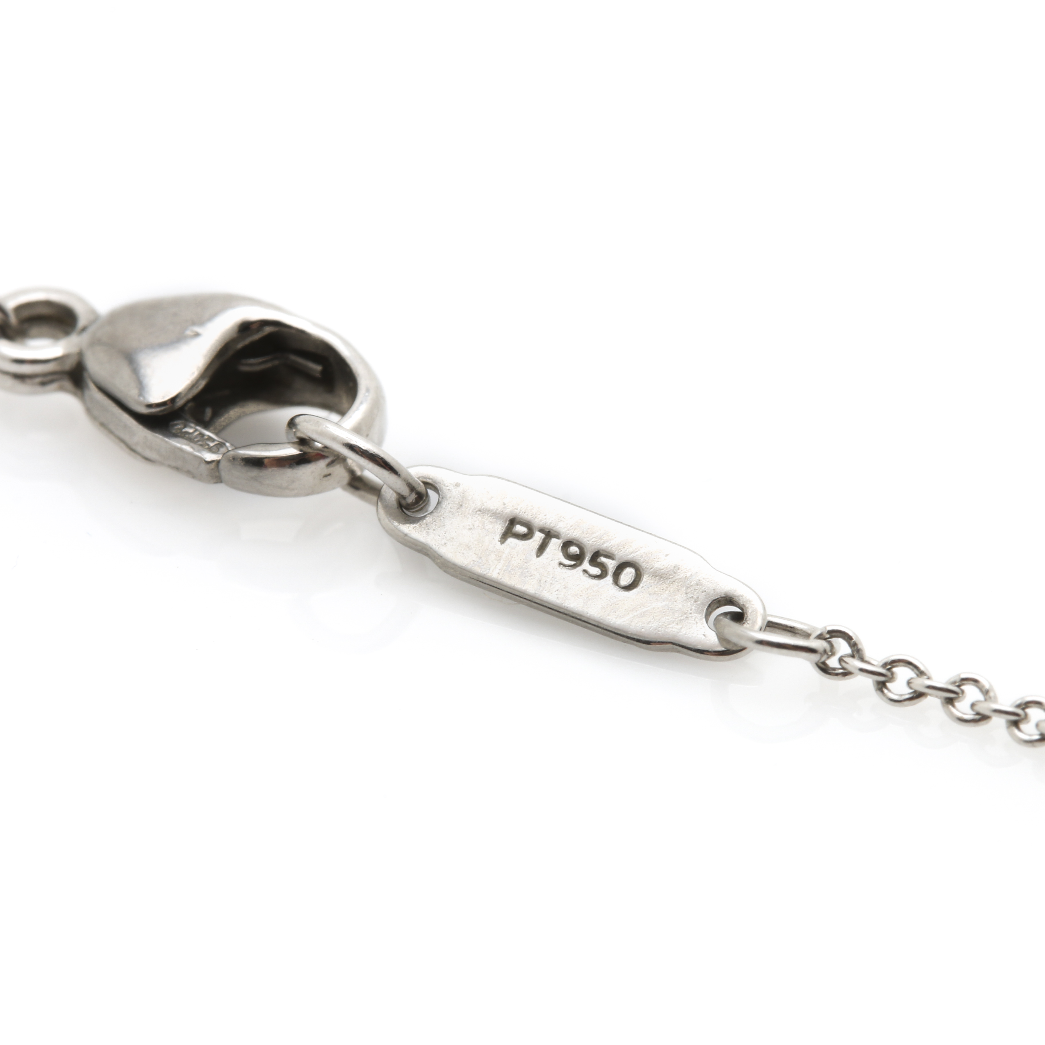 Tiffany & Co. Platinum Necklace with 2.00 CTW Diamond Heart Shape Pendant