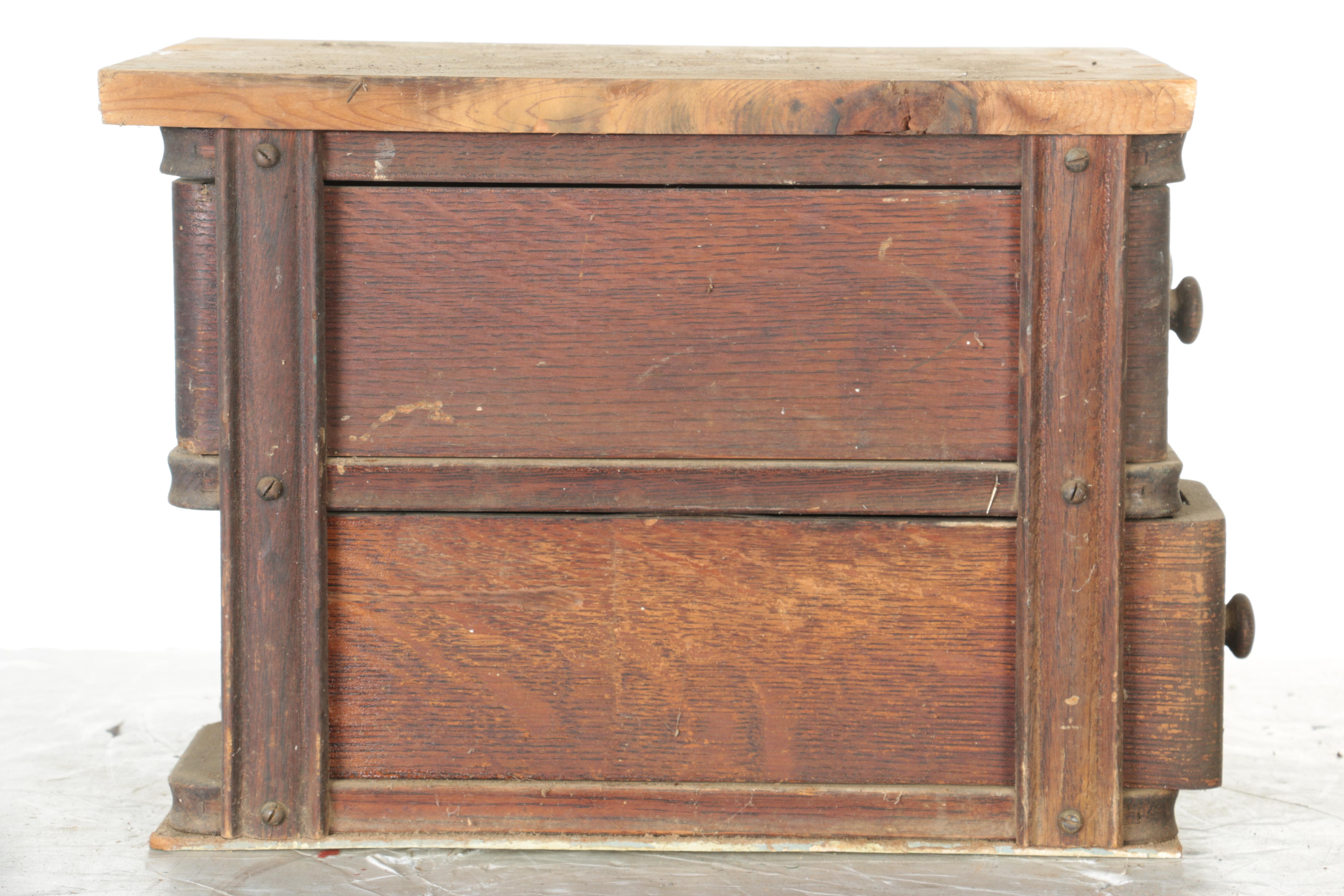 Oak Four-Drawer Chest With Cable Driven Tie-Down