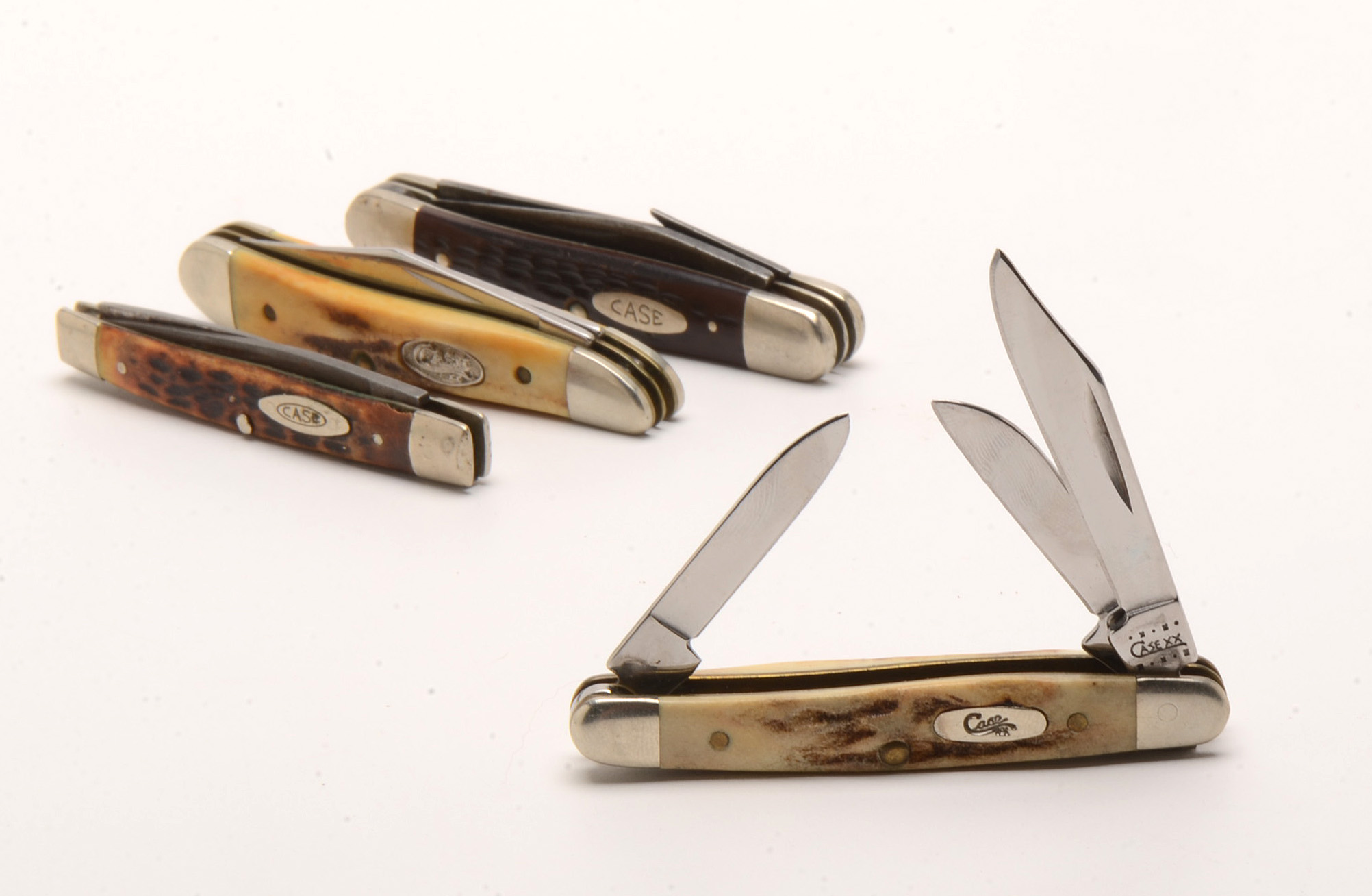 Collection of Four Vintage Case Pocket Knives