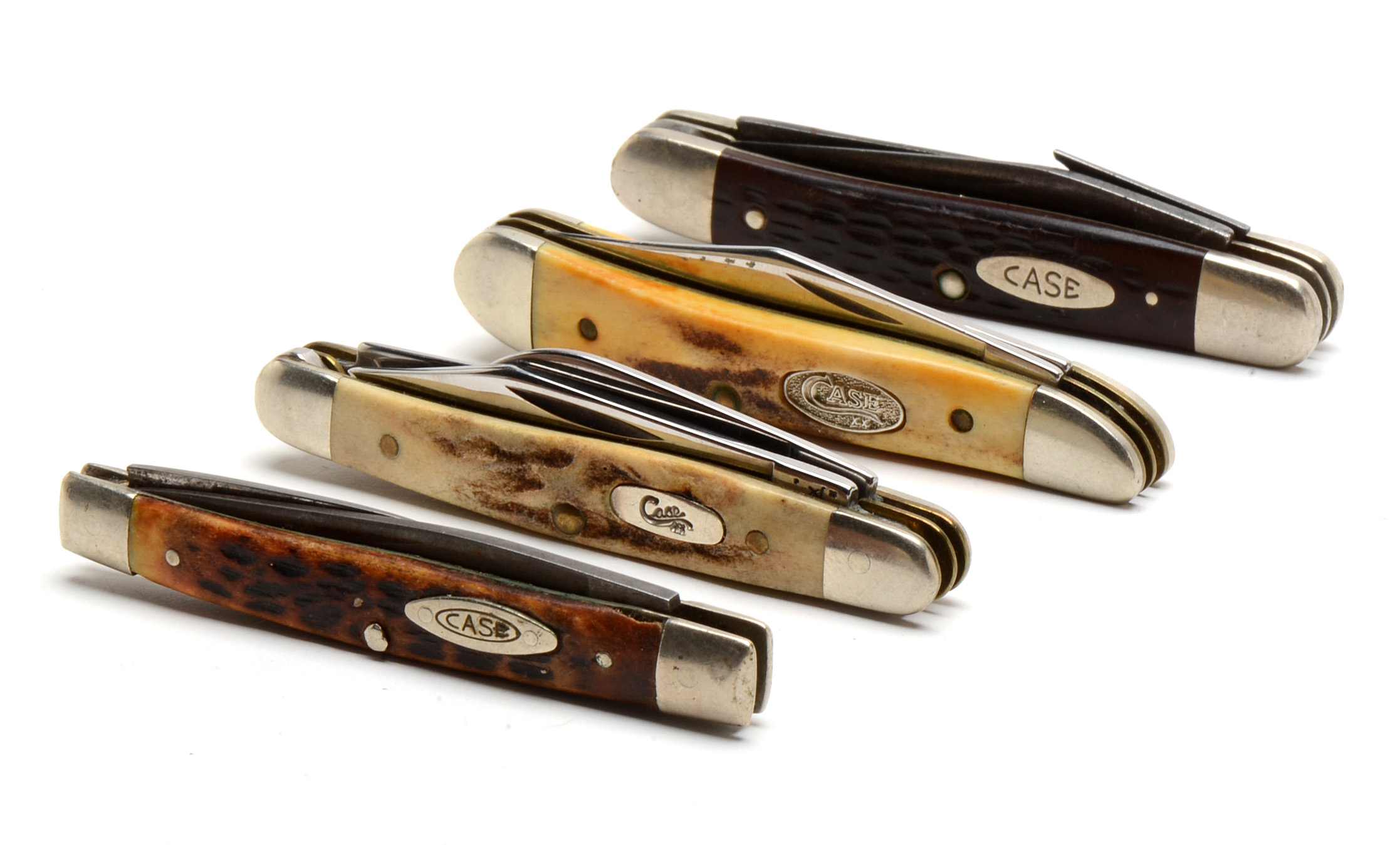 Collection of Four Vintage Case Pocket Knives