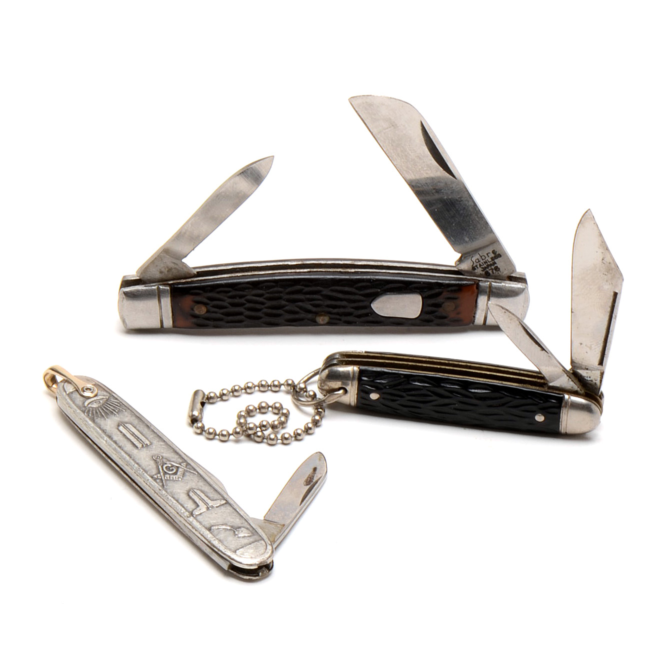Collection of Assorted Pocket Knives plus Masonic Pen Knife
