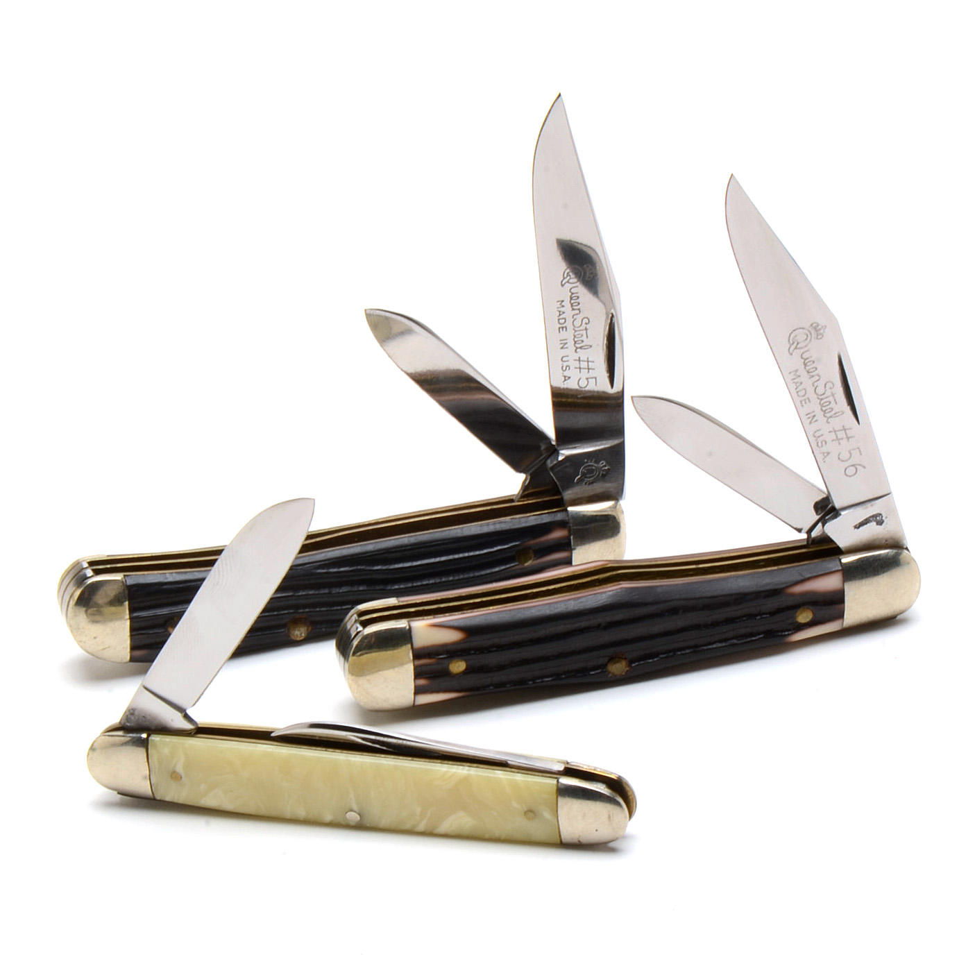 Collection of Three Queen Steel Pocket Knives