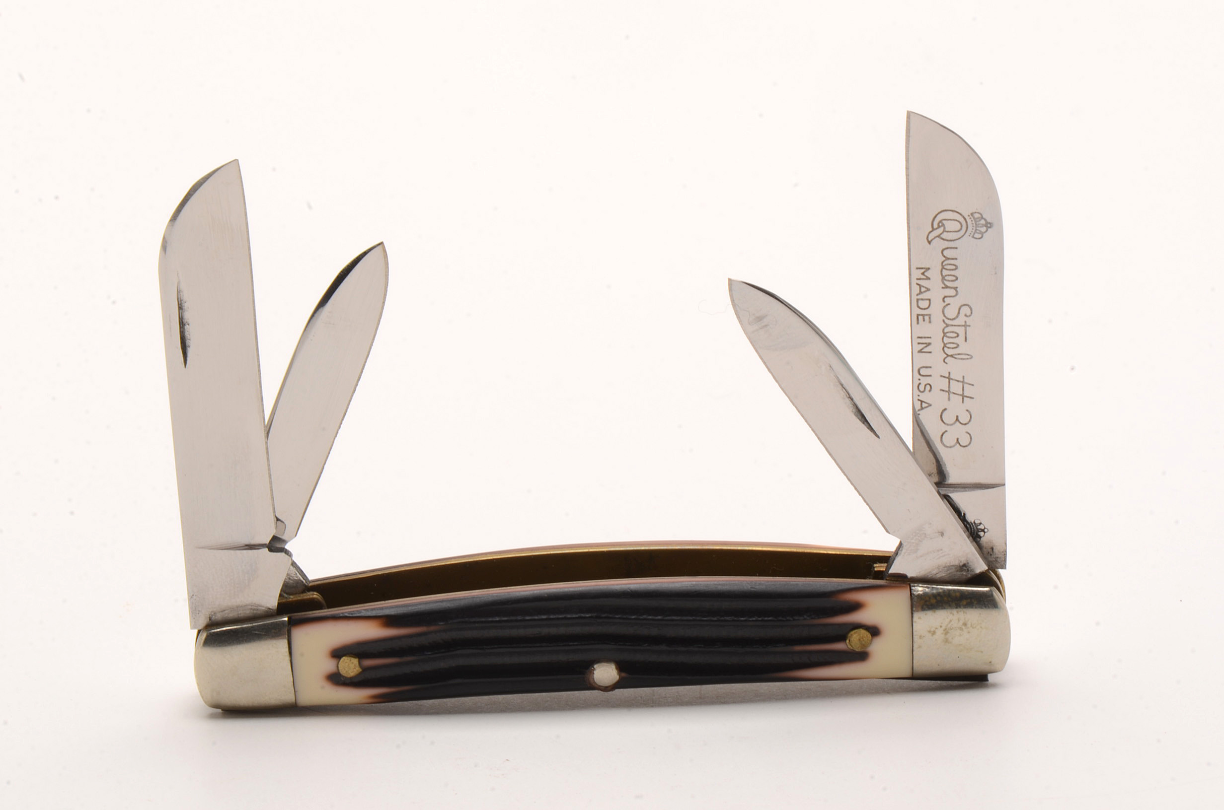 Collection of Four Queen Steel Pocket Knives