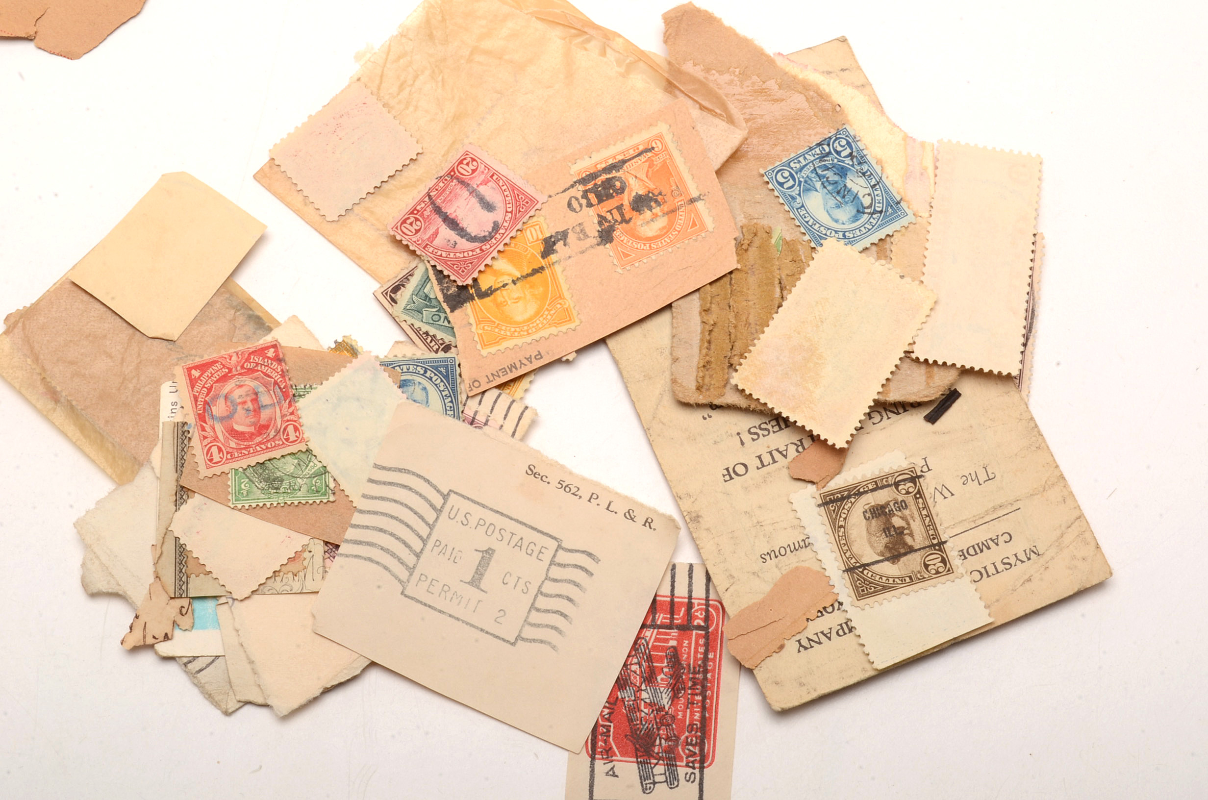 Mixed Collection of Ephemera and Stamps Civil War Letter