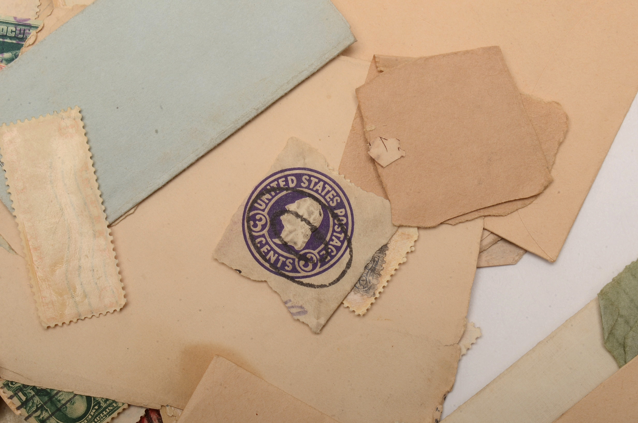 Mixed Collection of Ephemera and Stamps Civil War Letter