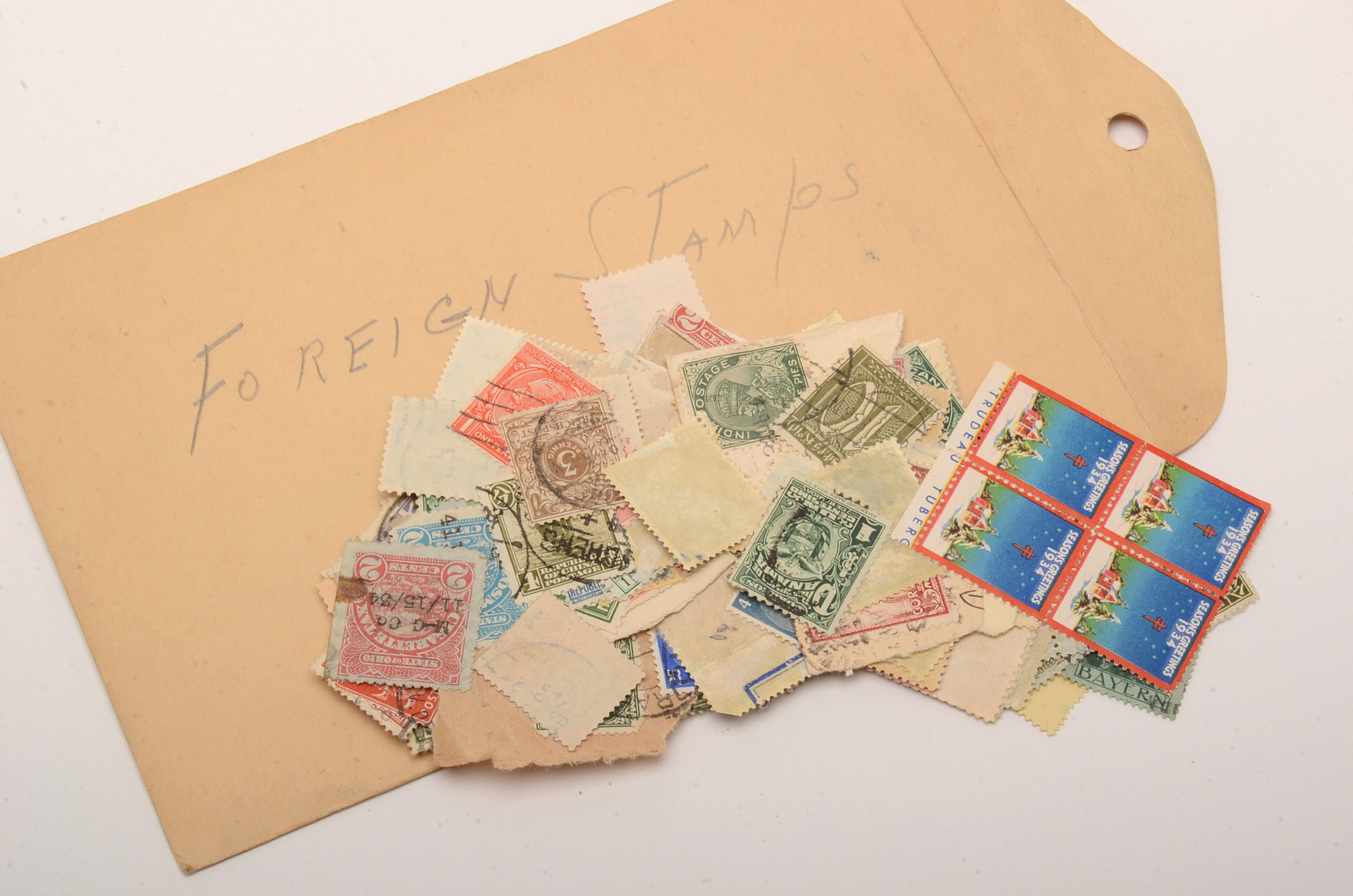 Mixed Collection of Ephemera and Stamps Civil War Letter