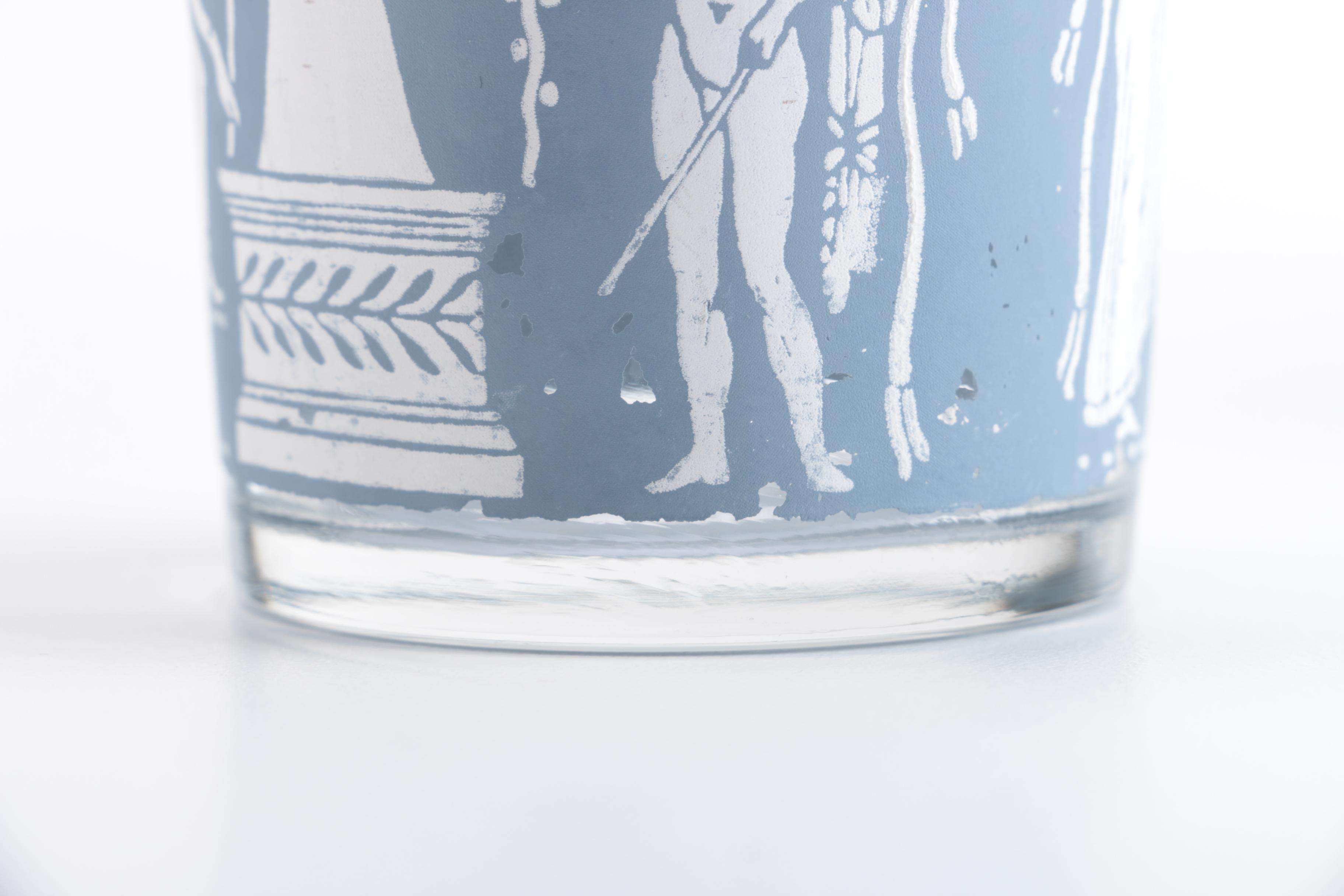 Four Jasperware Style Tumblers