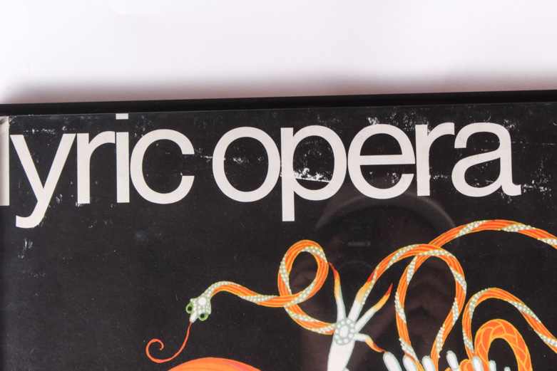 Erte Poster for the Lyric Opera 68, Signed