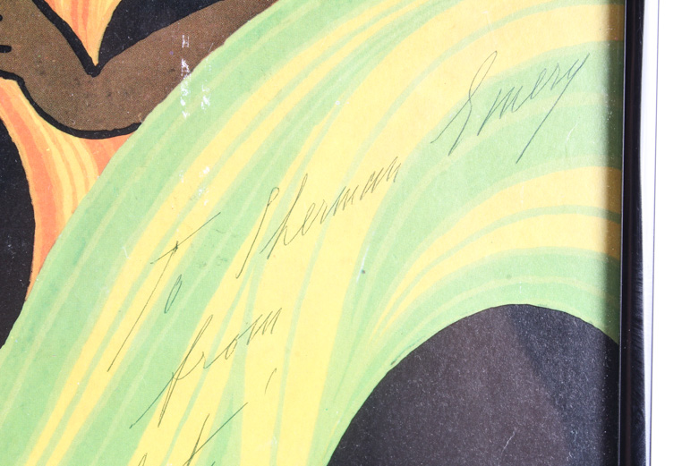 Erte Poster for the Lyric Opera 68, Signed