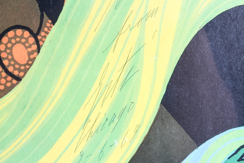 Erte Poster for the Lyric Opera 68, Signed