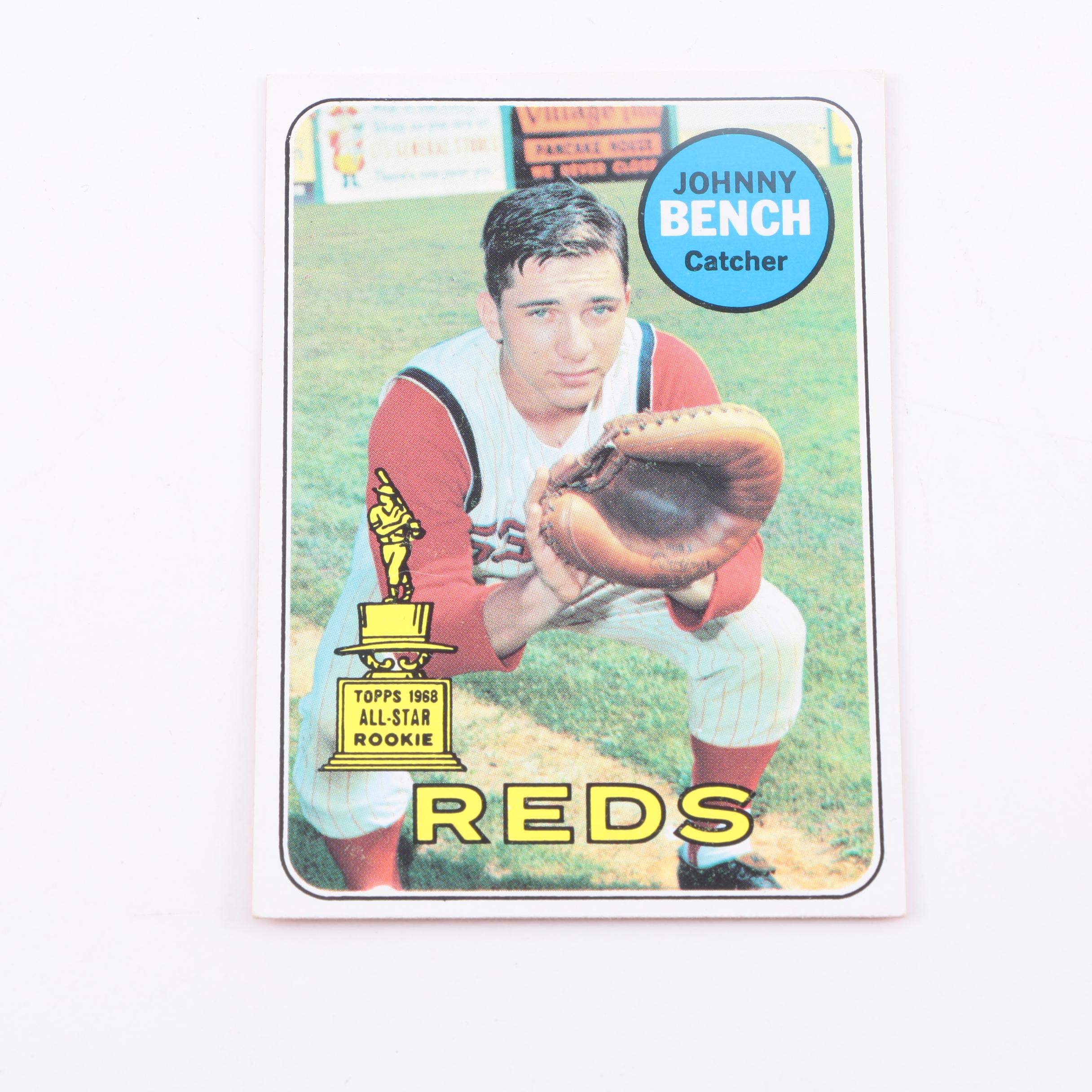 Johnny Bench and Juan Marichal Rookie Baseball Cards