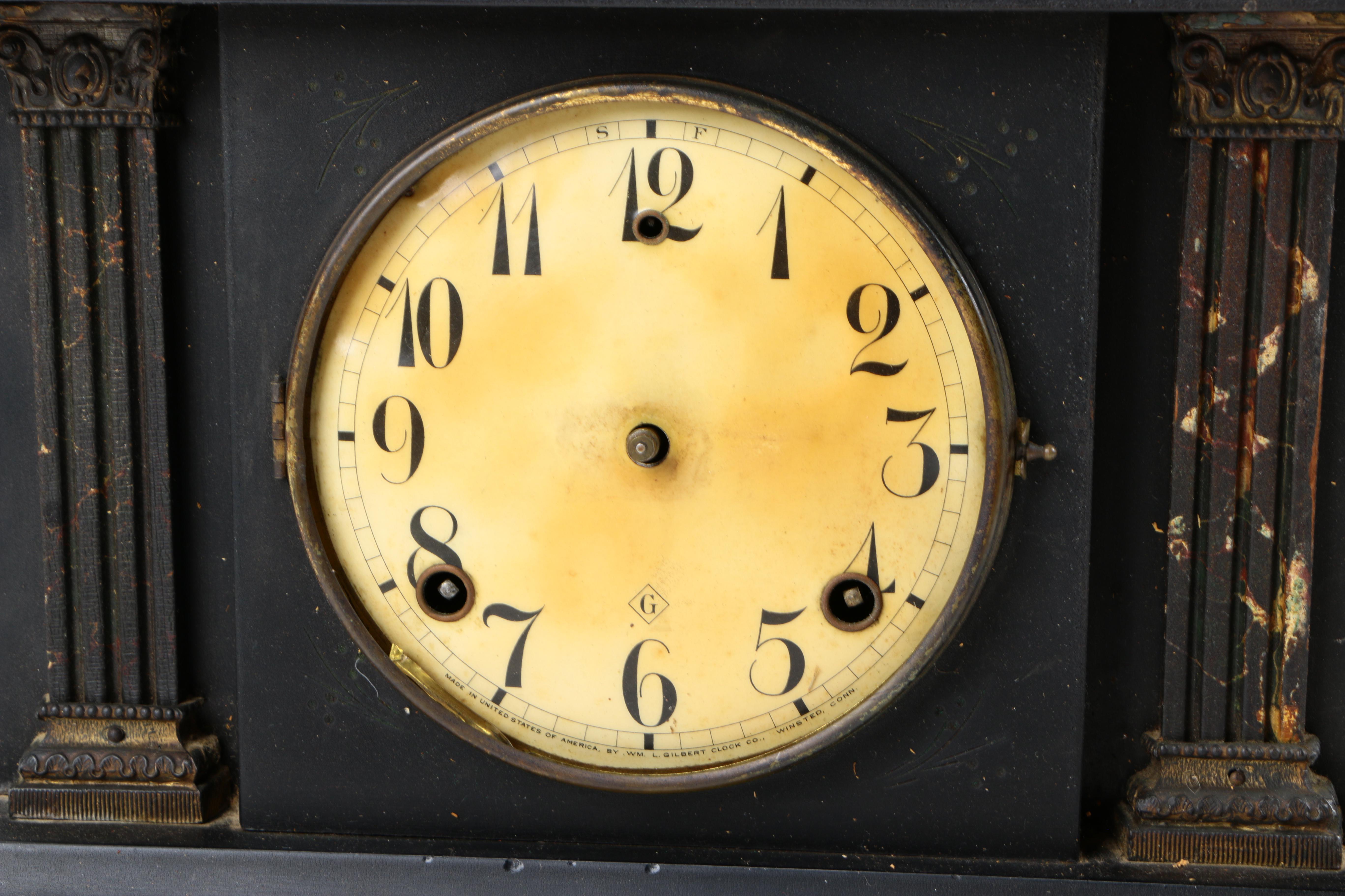 Antique Mantel Clock by William L. Gilbert Clock Company