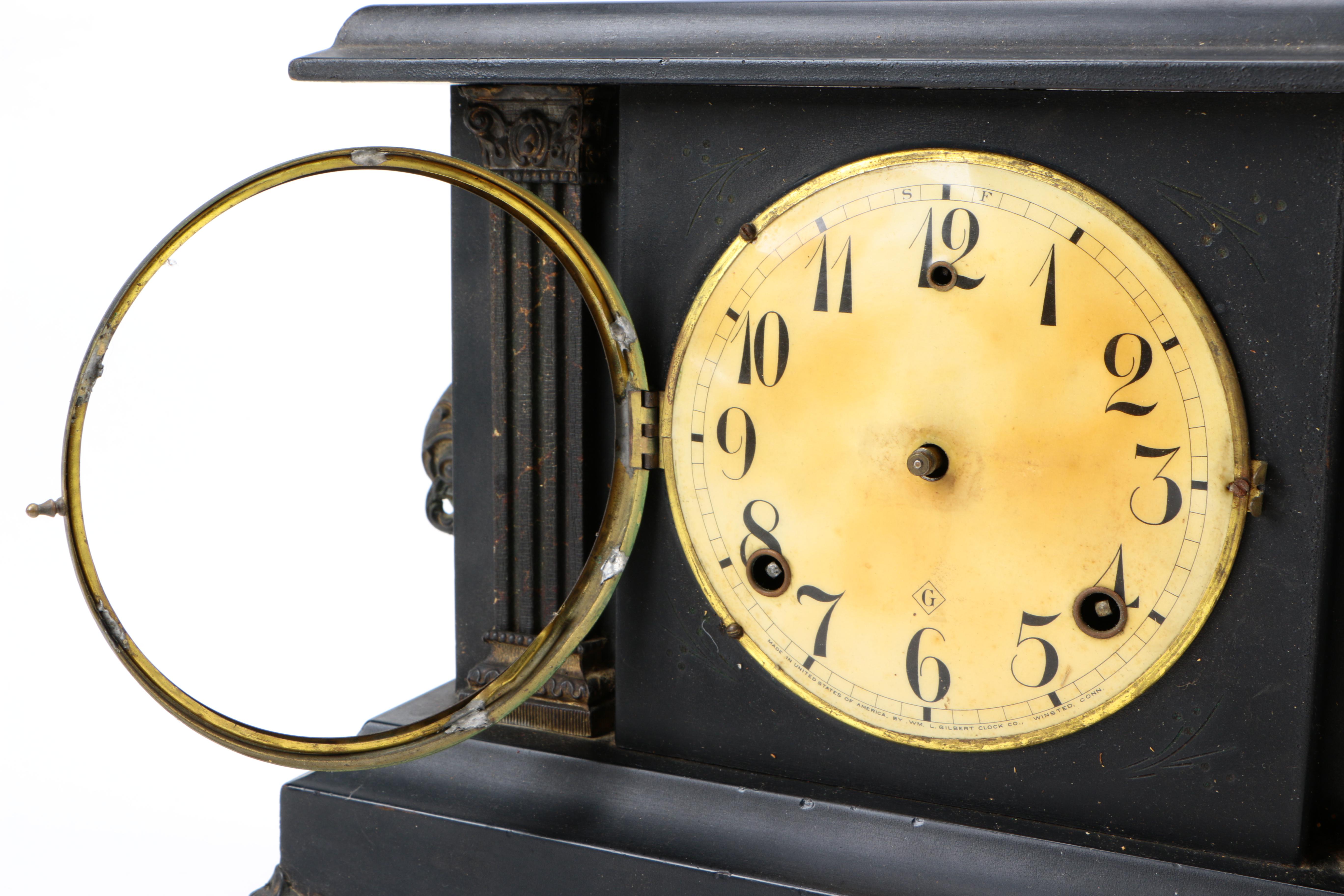 Antique Mantel Clock by William L. Gilbert Clock Company