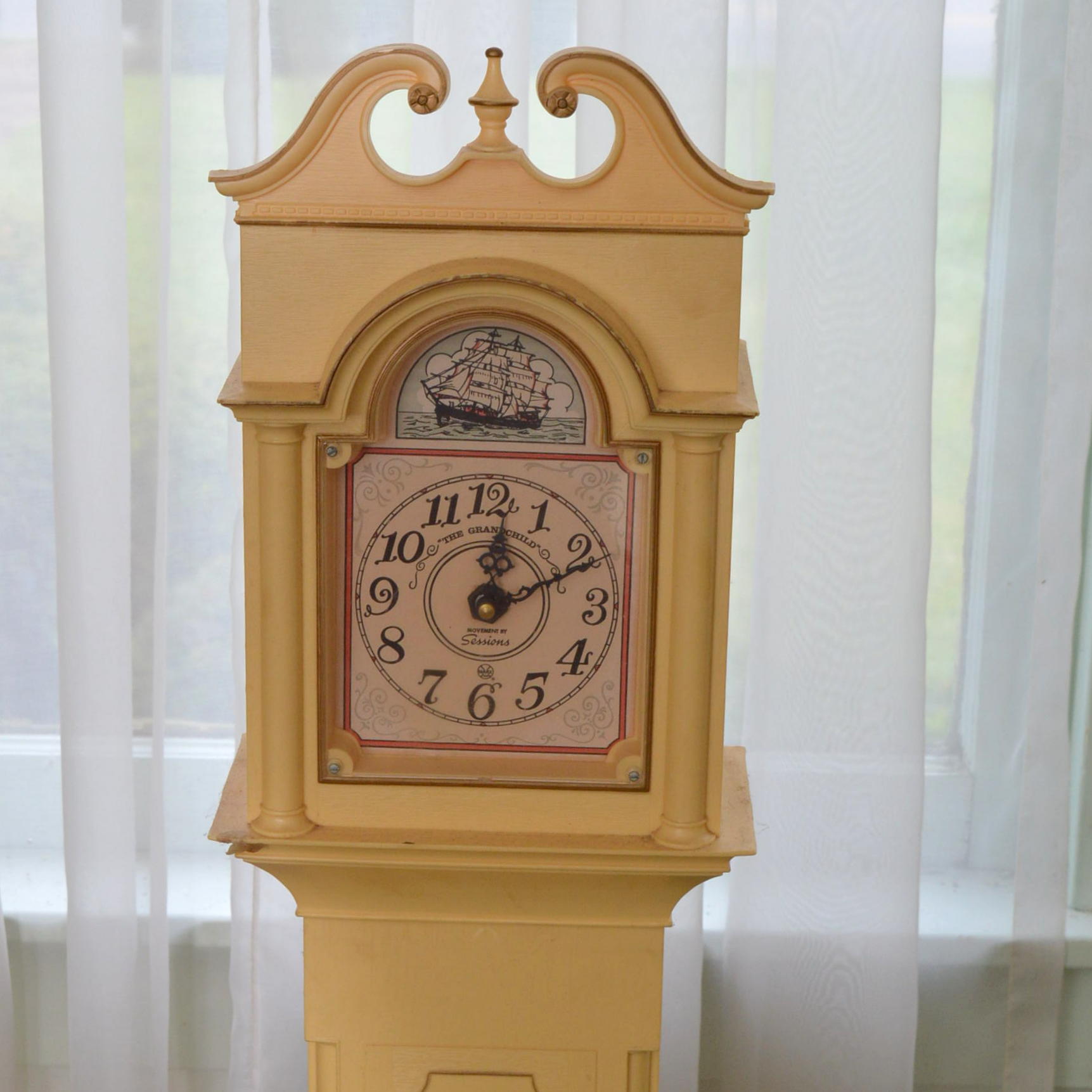 Louis Marx & Company "The Grandchild" Plastic Play Grandfather Clock