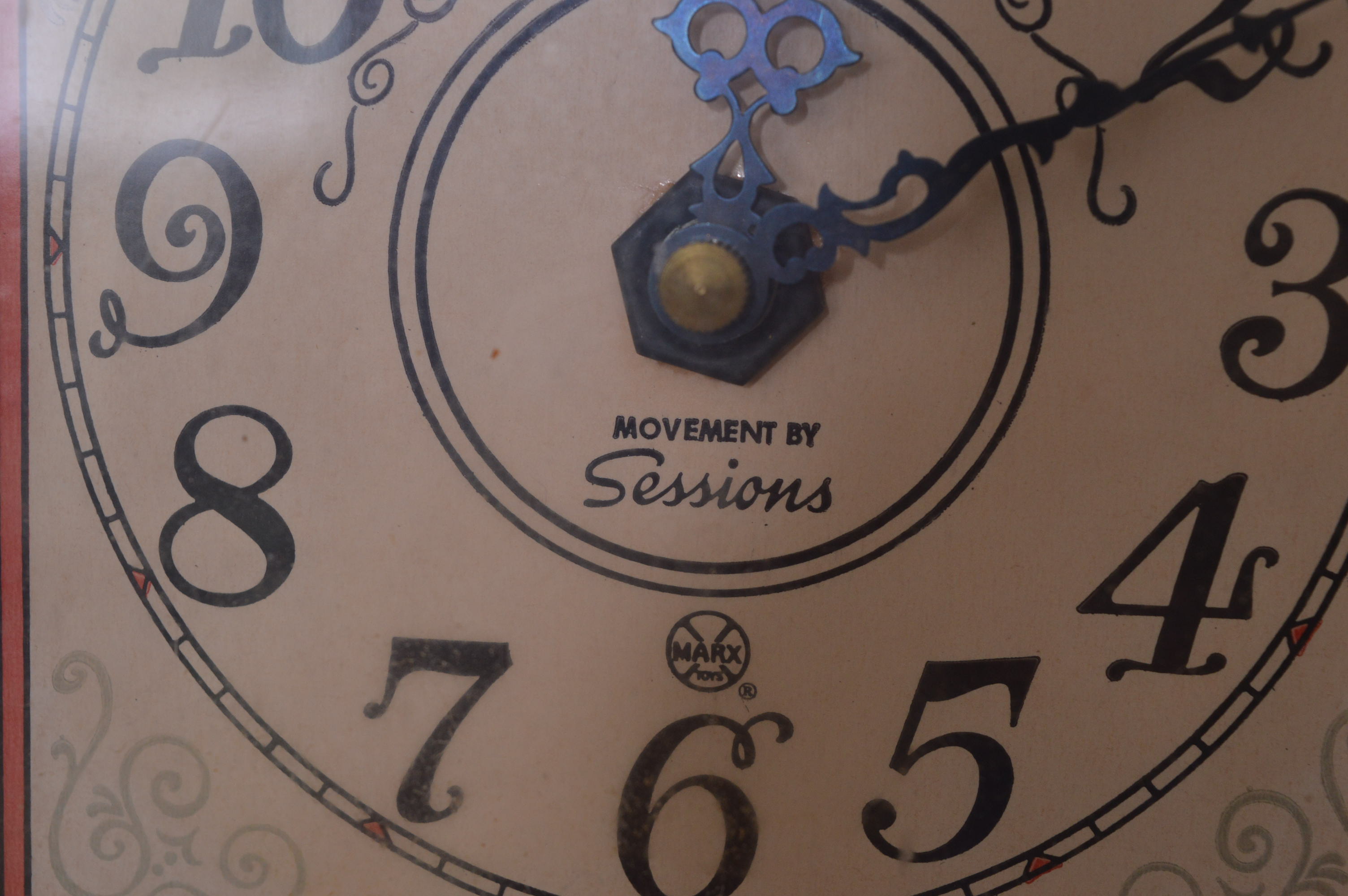 Louis Marx & Company "The Grandchild" Plastic Play Grandfather Clock