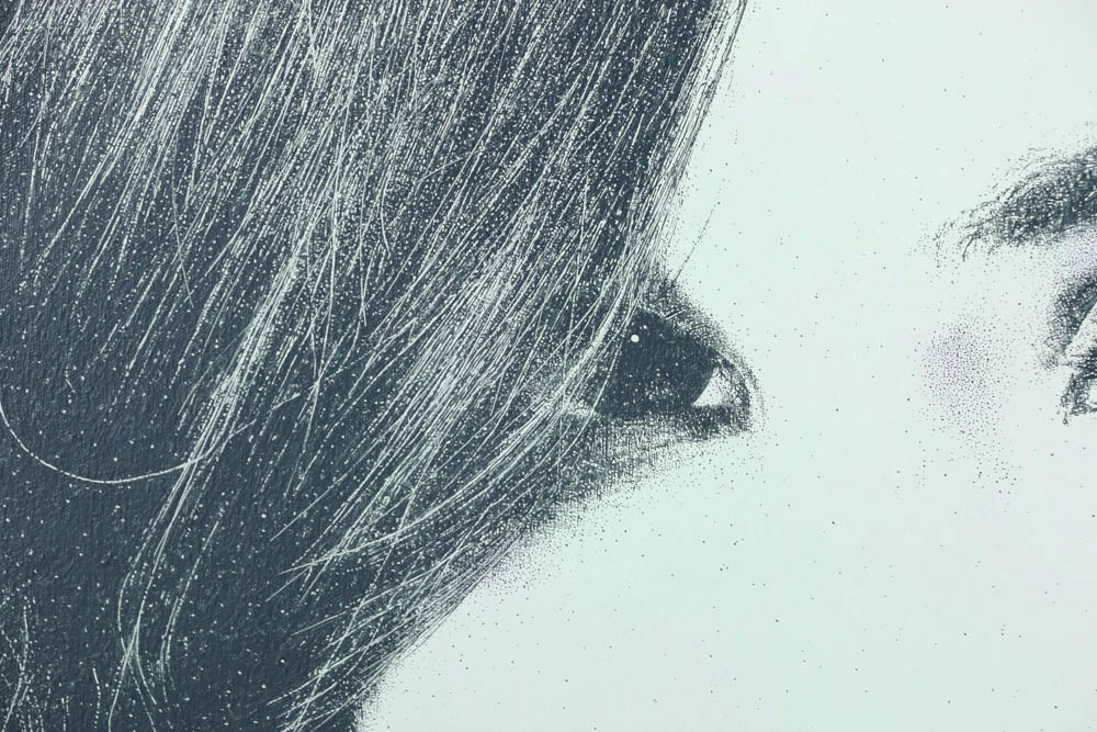 Roderick Bunter Oil Painting on Canvas "Chloe. 76...(something in the way)"